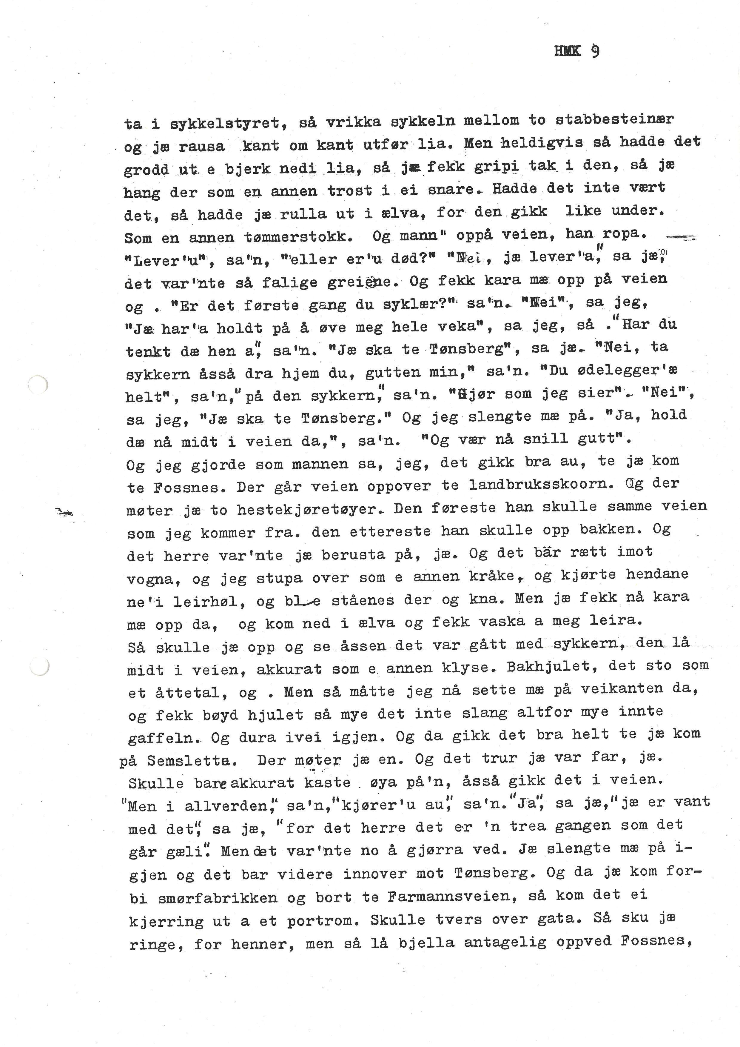 Sa 16 - Folkemusikk fra Vestfold, Gjerdesamlingen, VEMU/A-1868/I/L0001: Informantregister med intervjunedtegnelser, 1979-1986