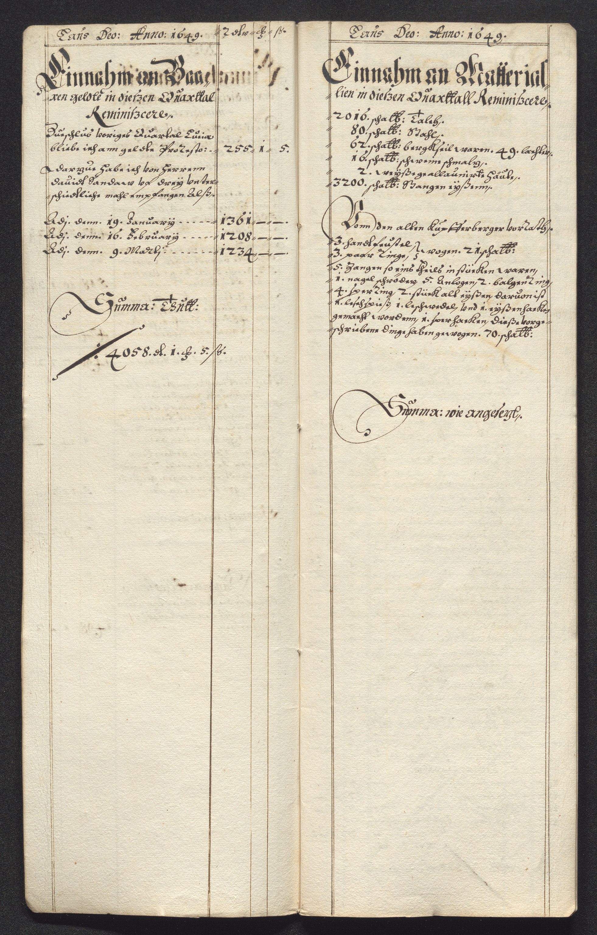 Kongsberg Sølvverk 1623-1816, SAKO/EA-3135/001/D/Dc/Dcd/L0023: Utgiftsregnskap for gruver m.m., 1649, p. 320