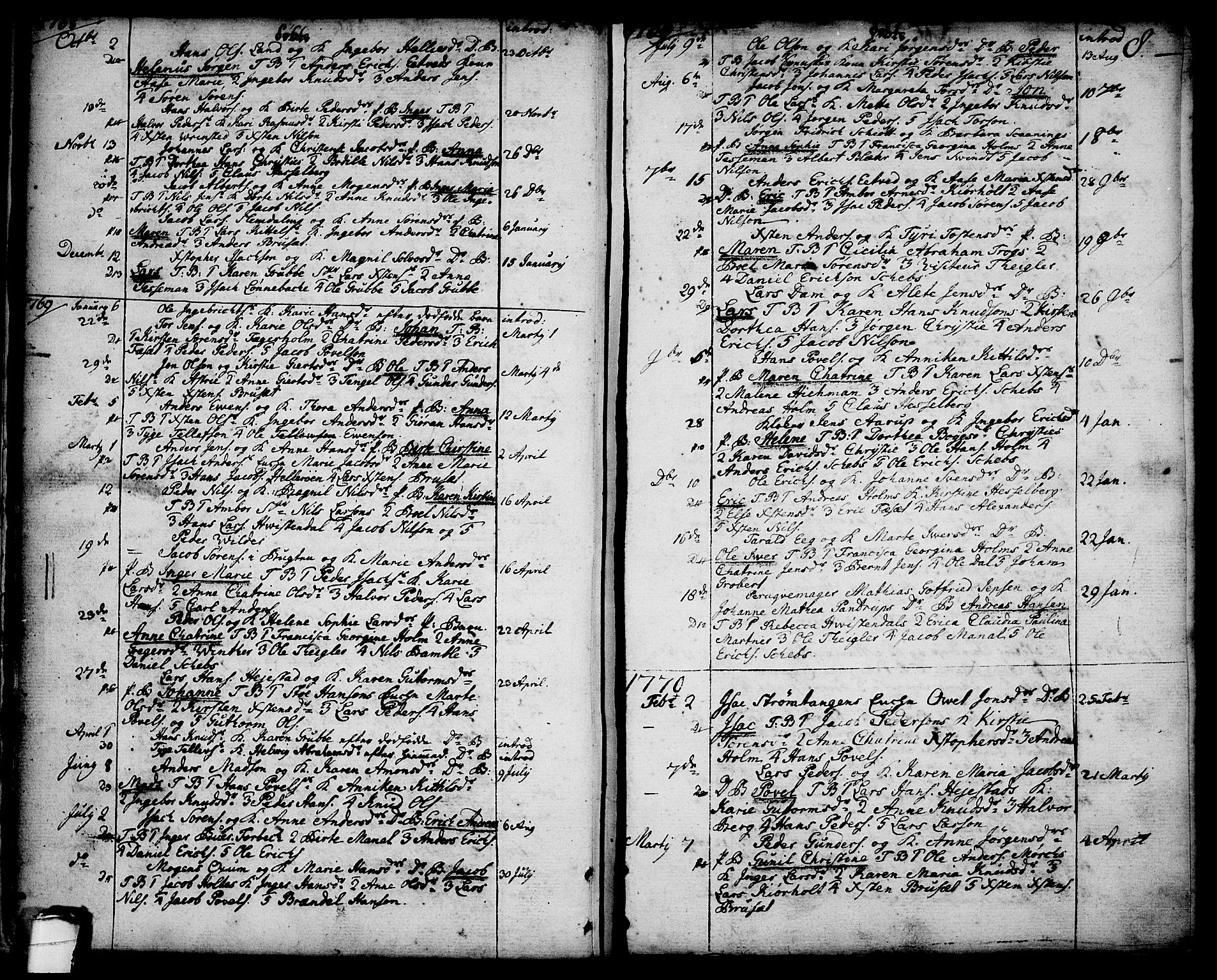 Brevik kirkebøker, SAKO/A-255/F/Fa/L0003: Parish register (official) no. 3, 1764-1814, p. 8
