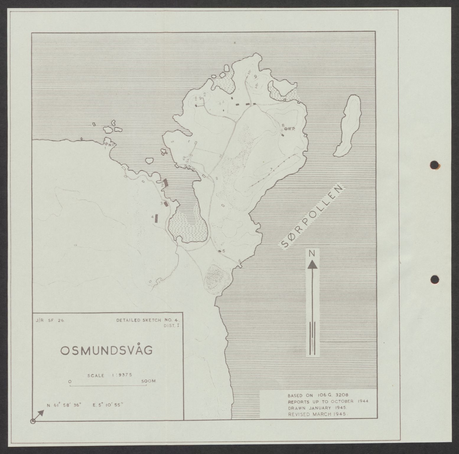 Forsvaret, Forsvarets overkommando II, AV/RA-RAFA-3915/D/Dd/L0017: Sogn og Fjordane / Hordaland, 1943-1945, p. 47