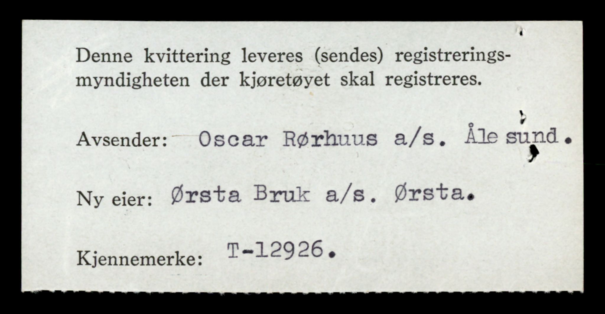 Møre og Romsdal vegkontor - Ålesund trafikkstasjon, AV/SAT-A-4099/F/Fe/L0036: Registreringskort for kjøretøy T 12831 - T 13030, 1927-1998, p. 1492