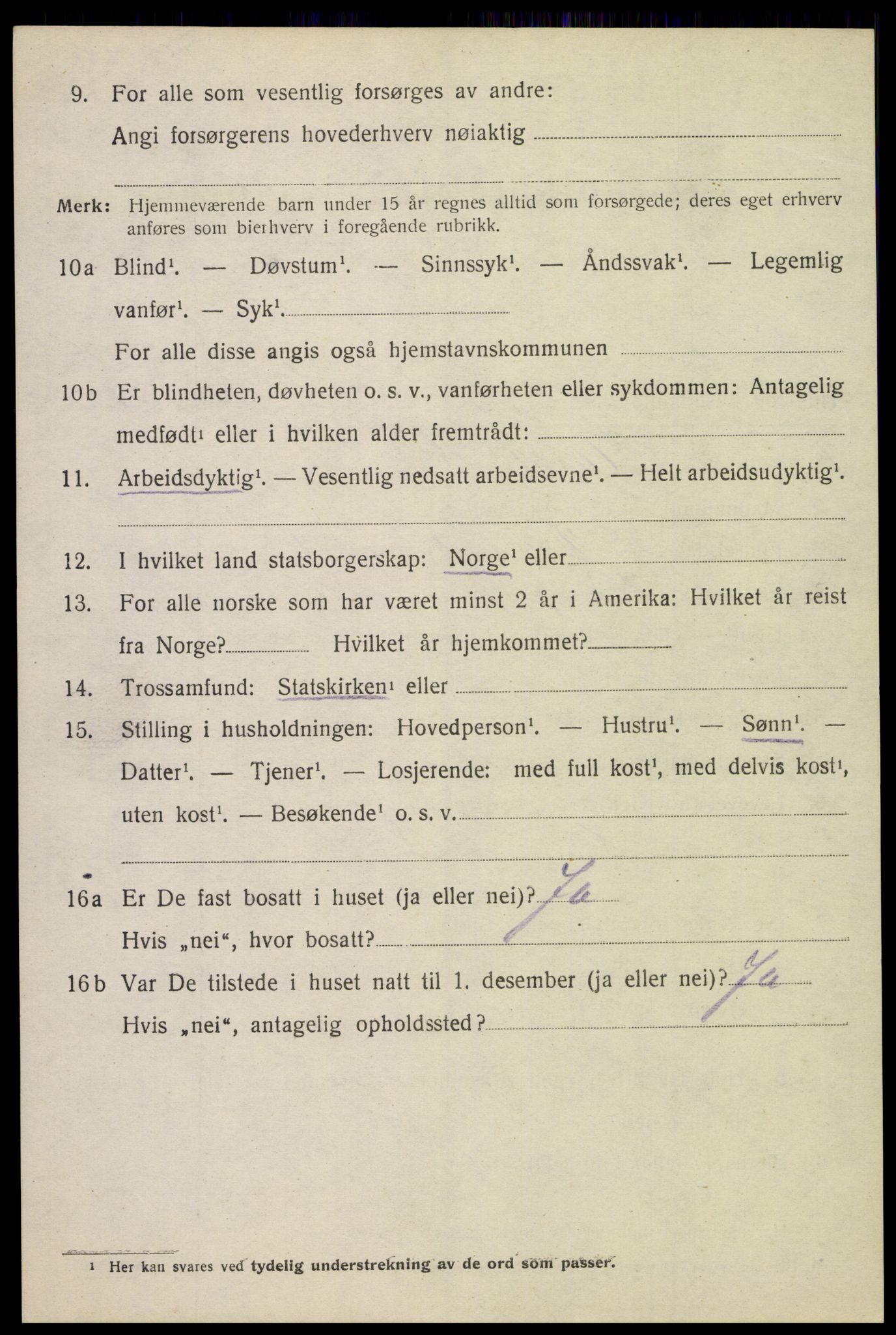 SAH, 1920 census for Ringsaker, 1920, p. 23419