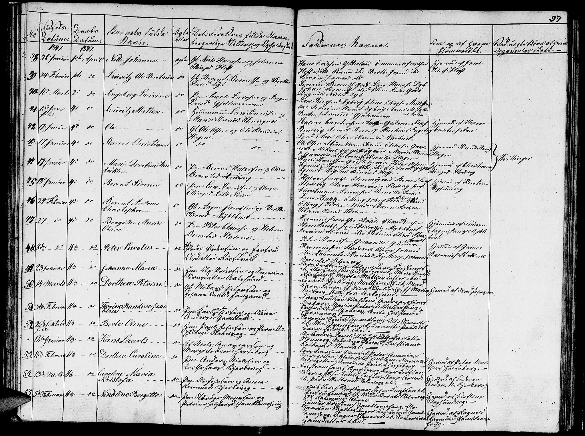 Ministerialprotokoller, klokkerbøker og fødselsregistre - Møre og Romsdal, AV/SAT-A-1454/528/L0426: Parish register (copy) no. 528C07, 1844-1854, p. 37