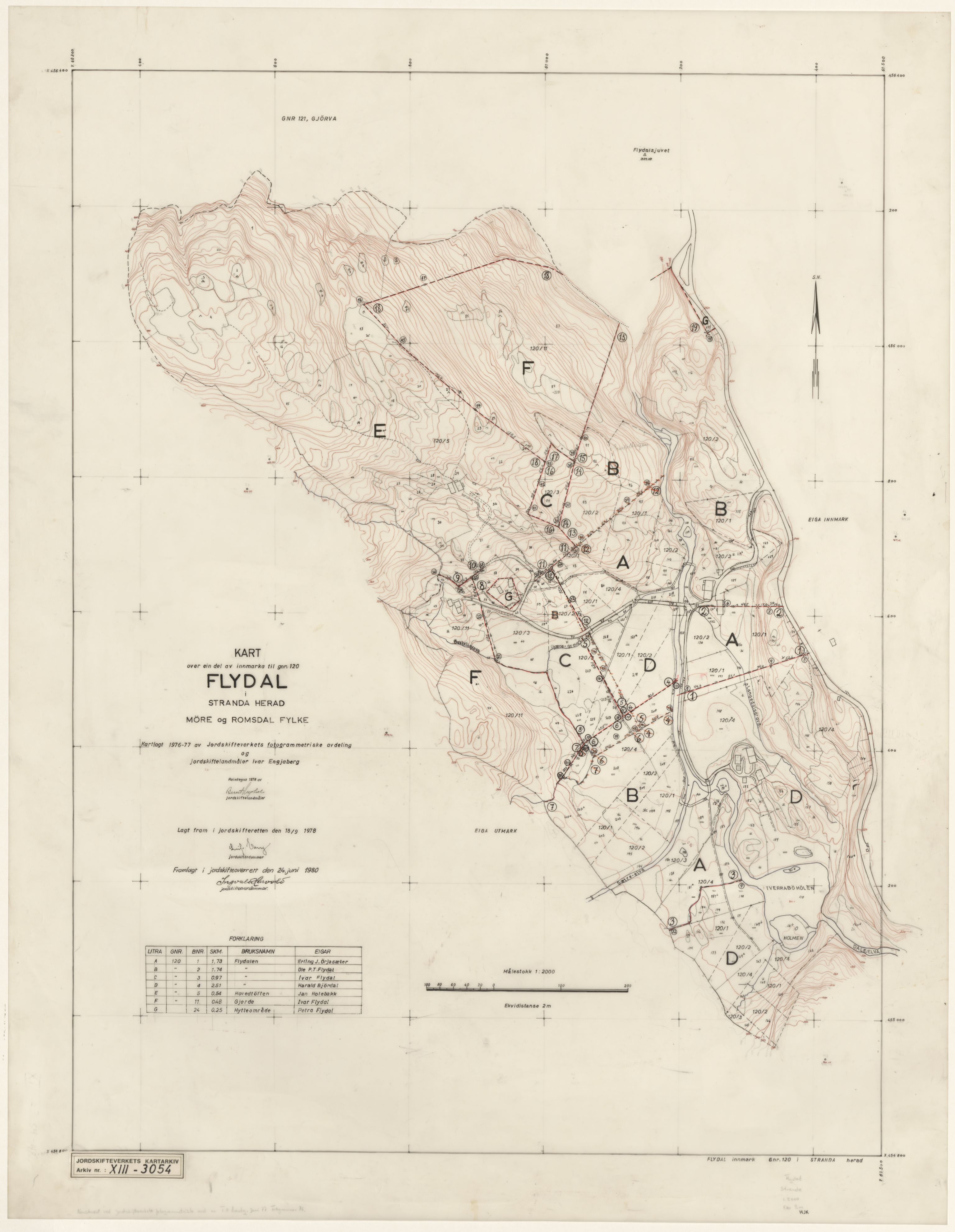 Jordskifteverkets kartarkiv, AV/RA-S-3929/T, 1859-1988, p. 3854