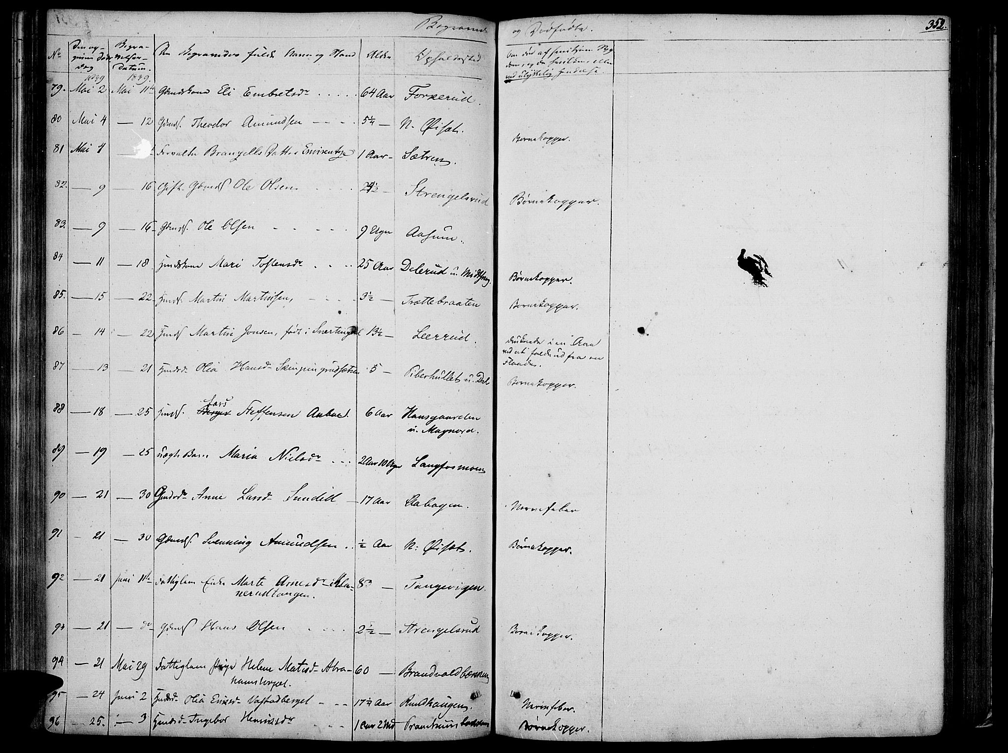 Vinger prestekontor, AV/SAH-PREST-024/H/Ha/Haa/L0008: Parish register (official) no. 8, 1839-1847, p. 352