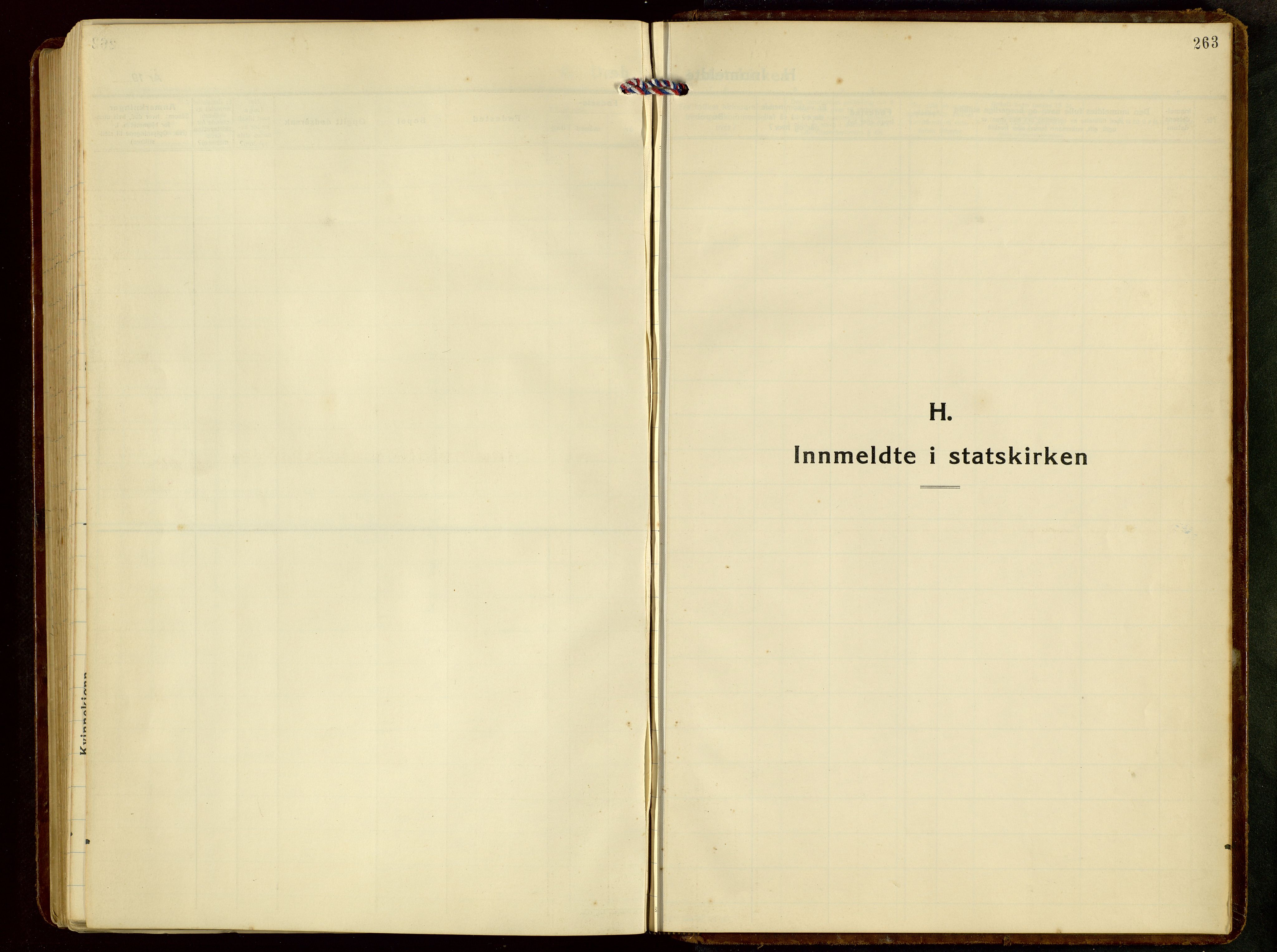Skudenes sokneprestkontor, SAST/A -101849/H/Ha/Hab/L0012: Parish register (copy) no. B 12, 1936-1968, p. 263