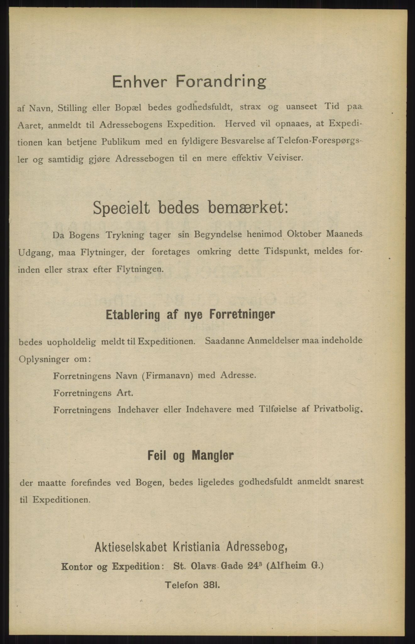 Kristiania/Oslo adressebok, PUBL/-, 1904