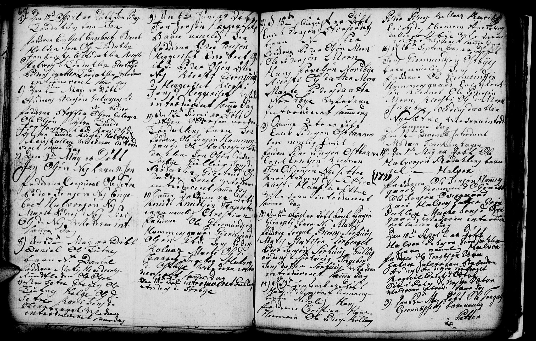 Trysil prestekontor, AV/SAH-PREST-046/H/Ha/Hab/L0001: Parish register (copy) no. 1, 1781-1799, p. 67-68