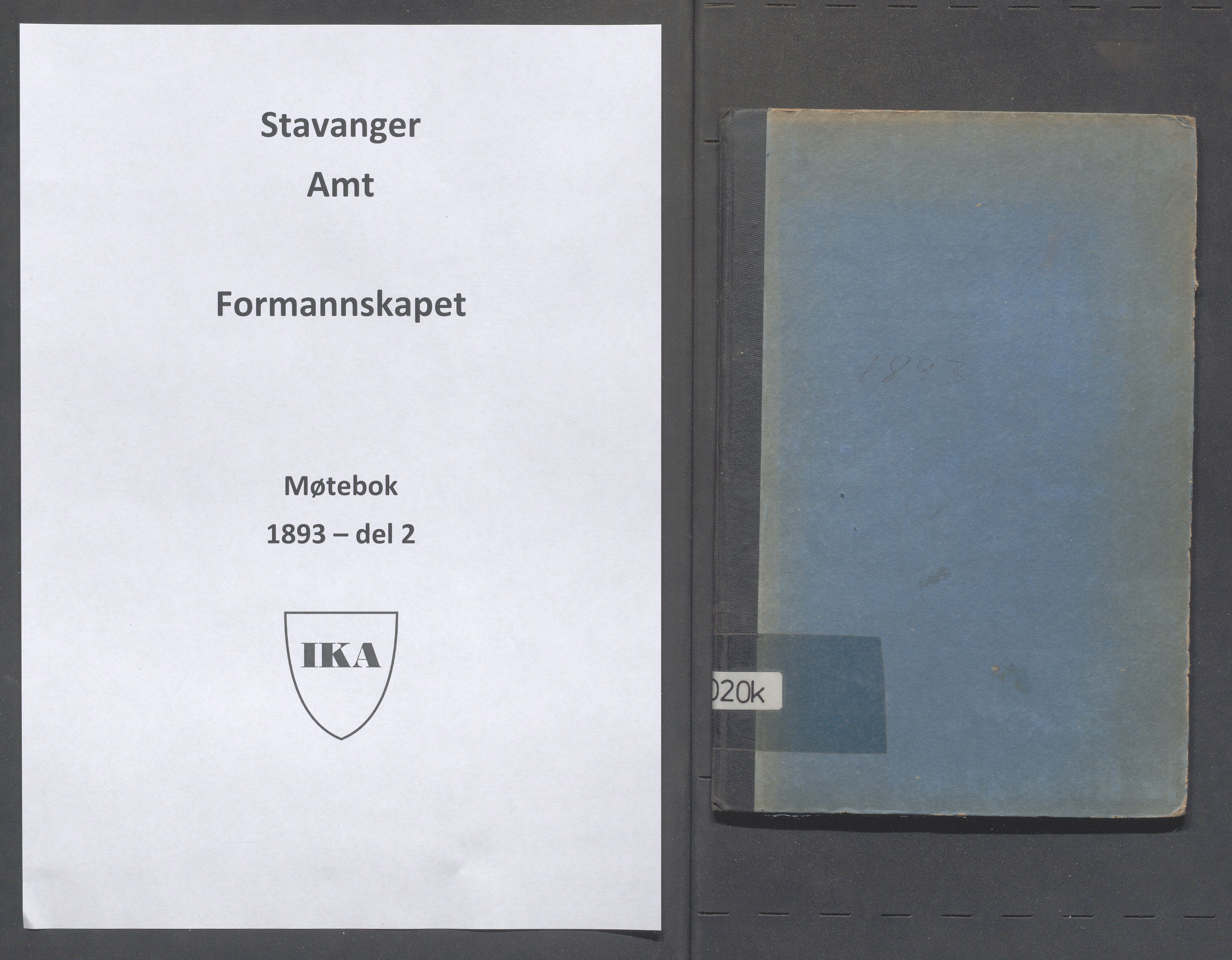 Rogaland fylkeskommune - Fylkesrådmannen , IKAR/A-900/A, 1893, p. 1