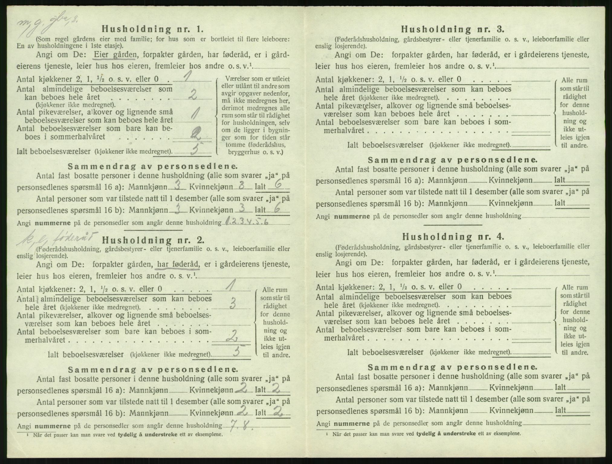 SAT, 1920 census for Aukra, 1920, p. 348