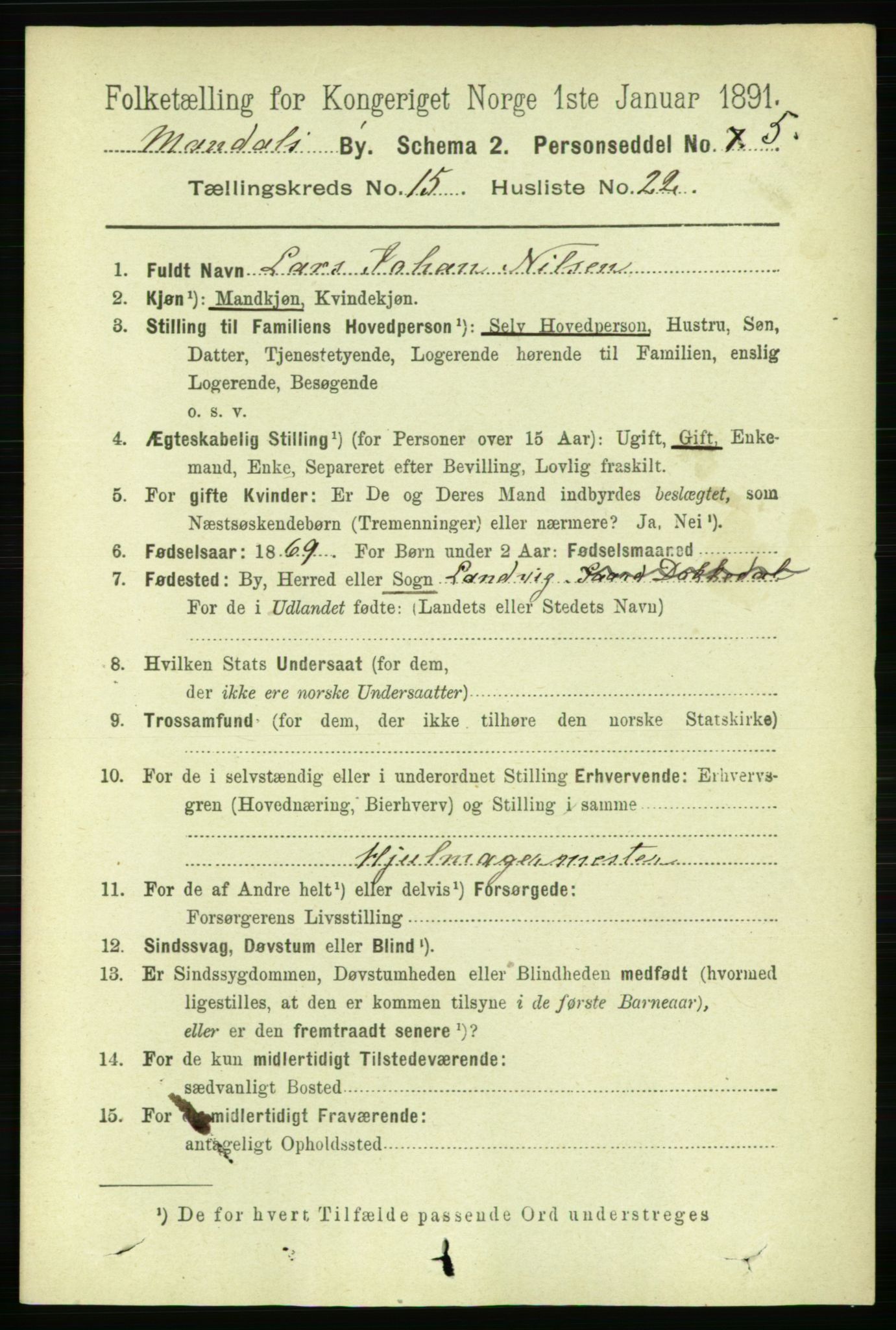 RA, 1891 census for 1002 Mandal, 1891, p. 3456