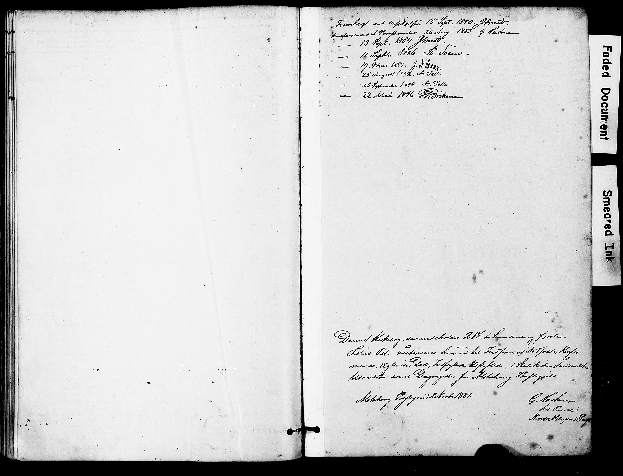 Ministerialprotokoller, klokkerbøker og fødselsregistre - Nordland, AV/SAT-A-1459/830/L0450: Parish register (official) no. 830A14, 1879-1896