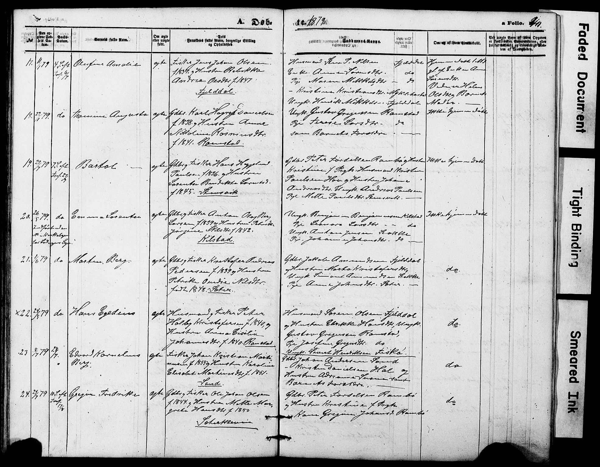 Ministerialprotokoller, klokkerbøker og fødselsregistre - Nordland, SAT/A-1459/865/L0930: Parish register (copy) no. 865C02, 1866-1884, p. 40