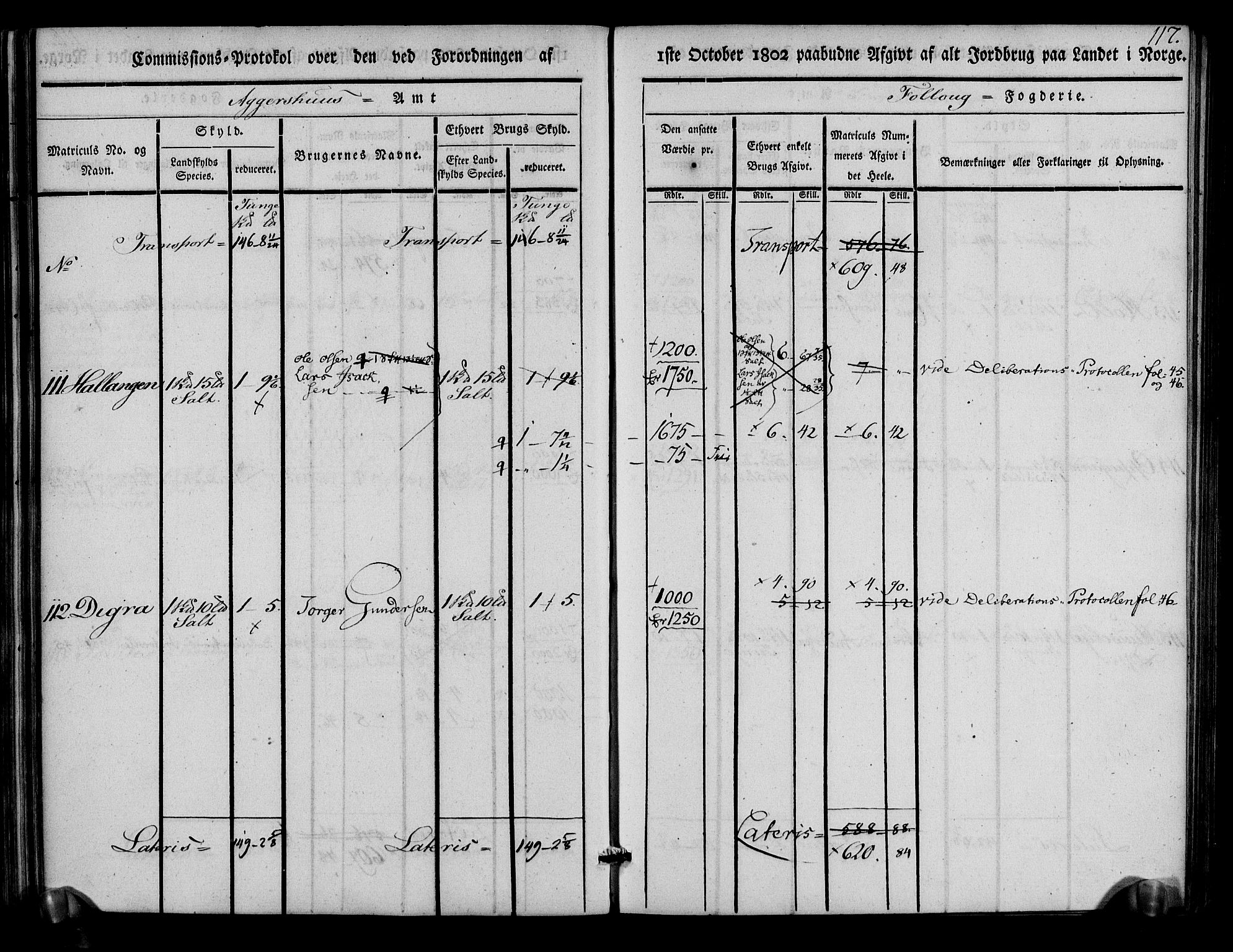 Rentekammeret inntil 1814, Realistisk ordnet avdeling, AV/RA-EA-4070/N/Ne/Nea/L0014: Follo fogderi. Kommisjonsprotokoll, 1803, p. 119