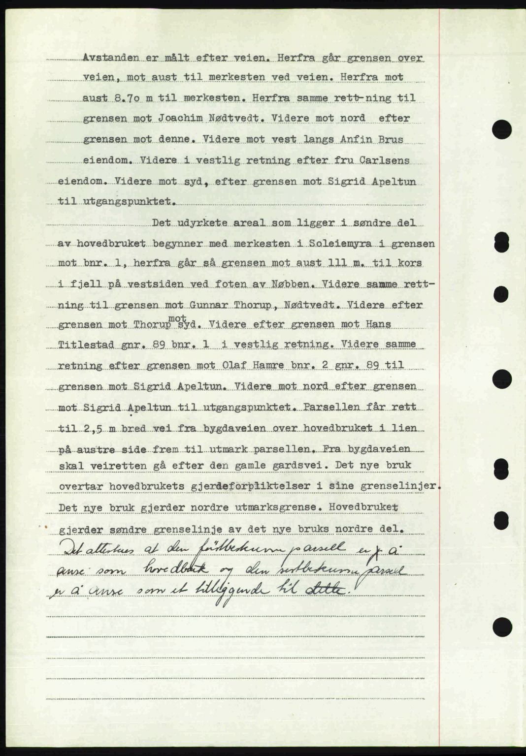 Midhordland sorenskriveri, SAB/A-3001/1/G/Gb/Gbj/L0022: Mortgage book no. A41-43, 1946-1946, Diary no: : 2331/1946