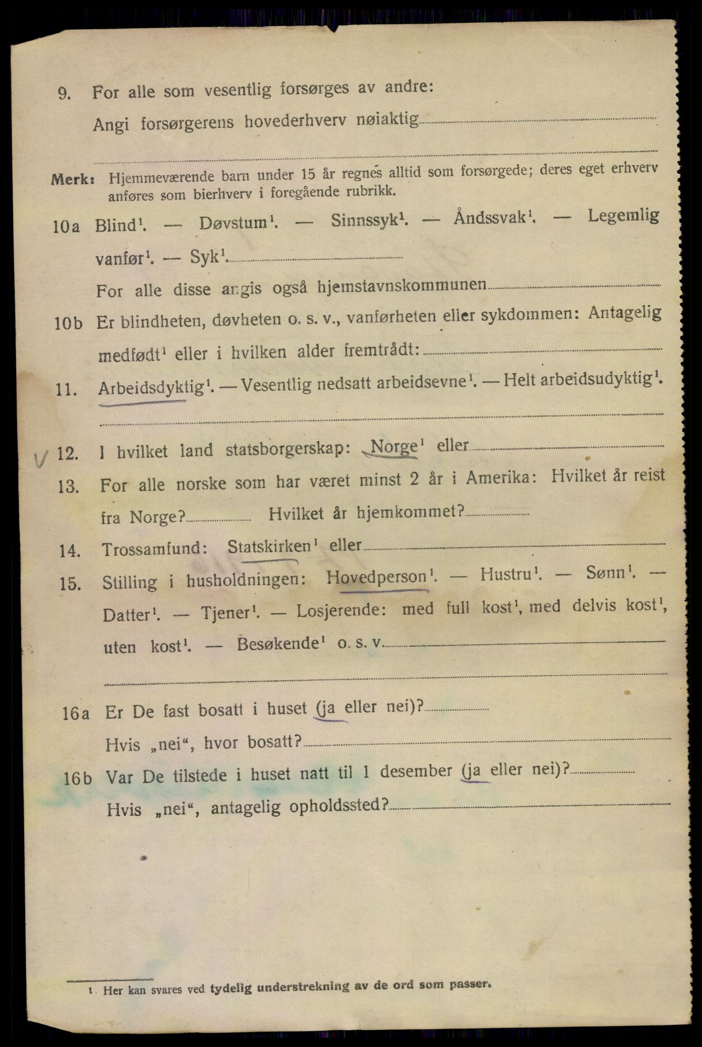 SAO, 1920 census for Kristiania, 1920, p. 536206