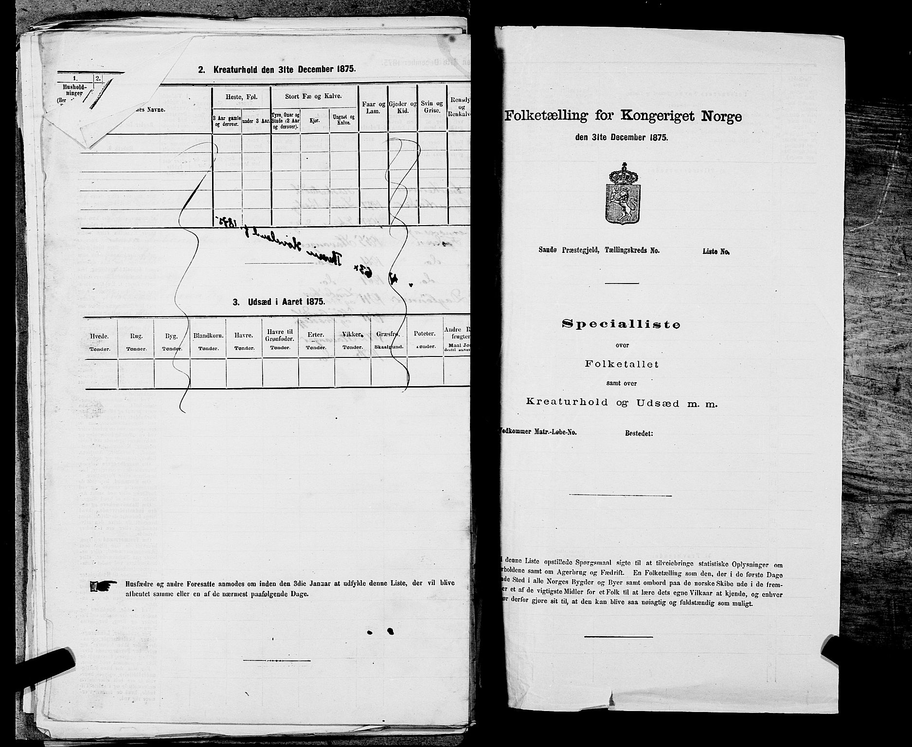 SAST, 1875 census for 1103 Stavanger, 1875, p. 2270