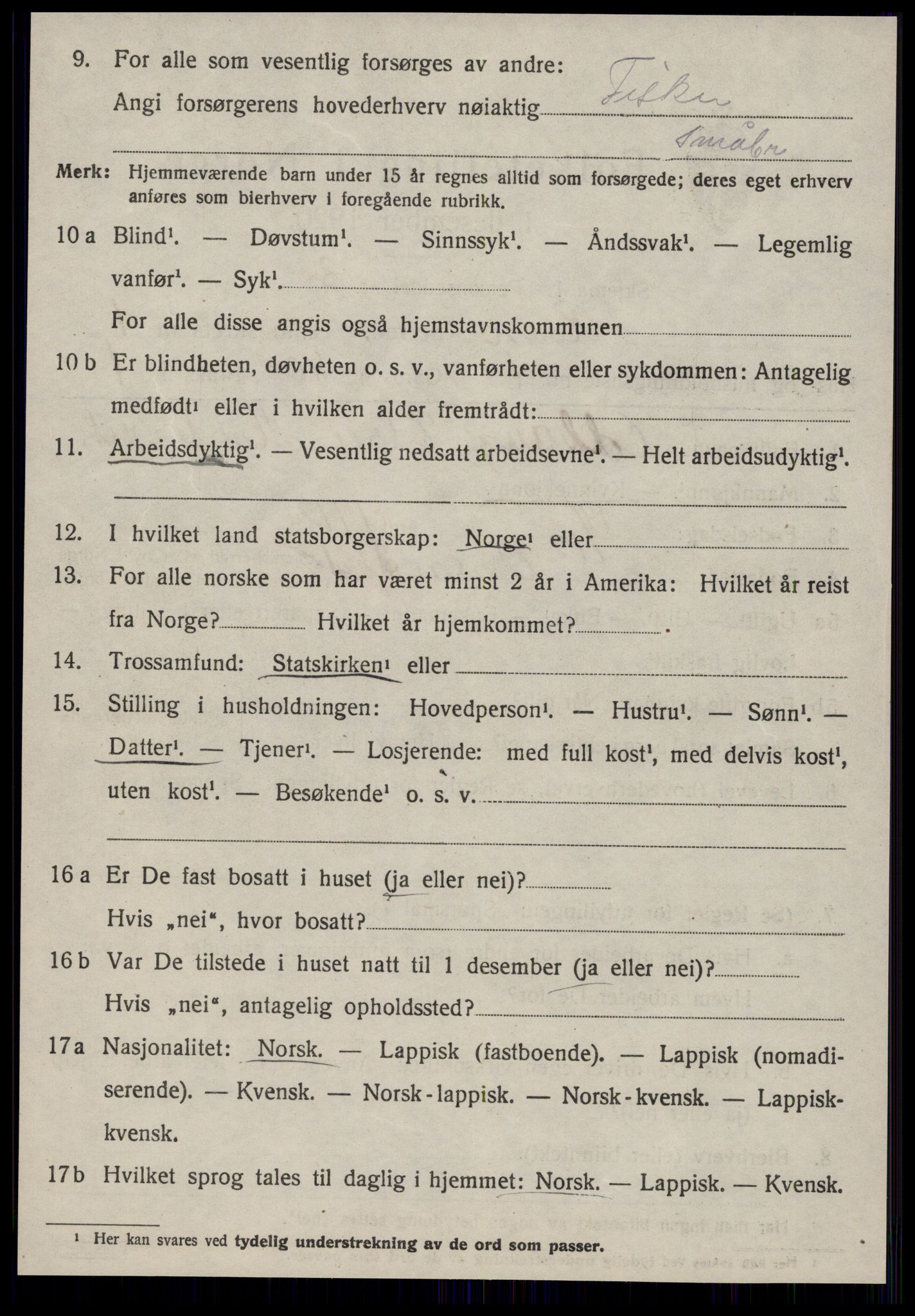 SAT, 1920 census for Roan, 1920, p. 808