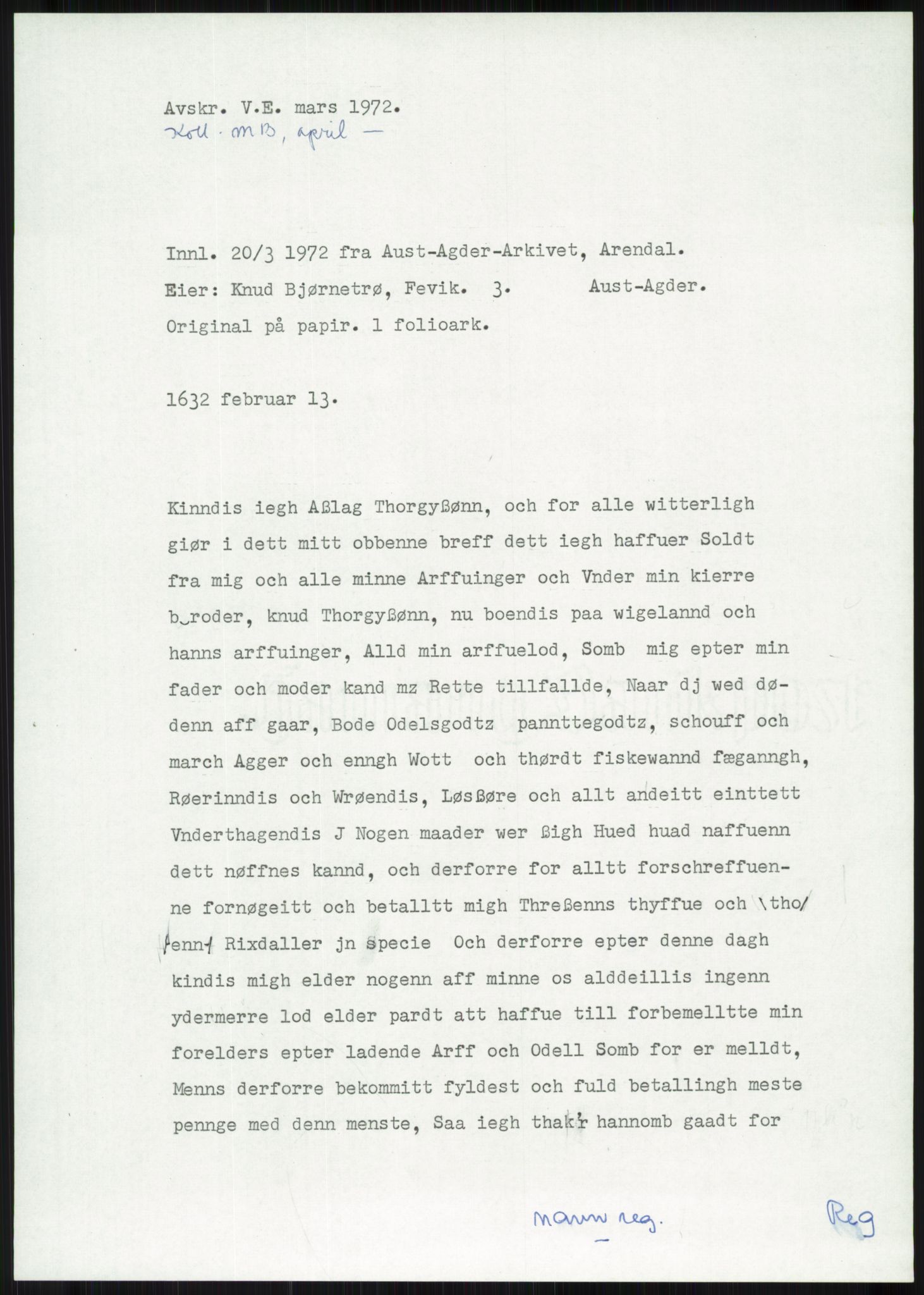 Samlinger til kildeutgivelse, Diplomavskriftsamlingen, AV/RA-EA-4053/H/Ha, p. 480