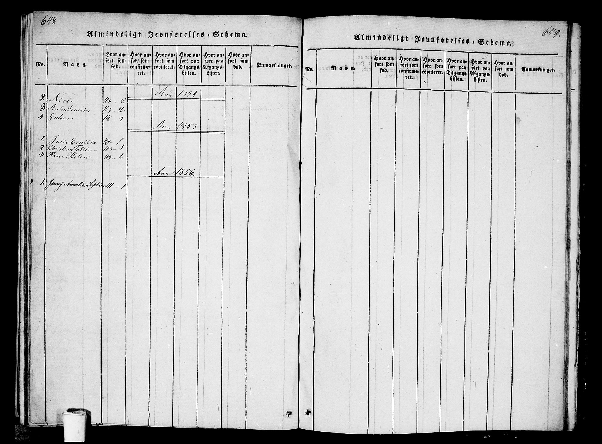 Kristiania tukthusprest Kirkebøker, AV/SAO-A-10881/G/Ga/L0001: Parish register (copy) no. 1, 1818-1857, p. 648-649