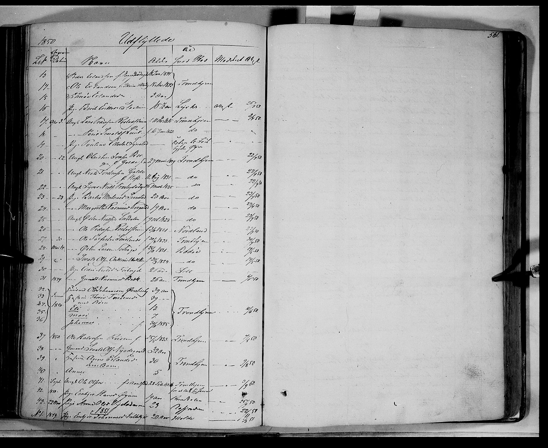 Lom prestekontor, SAH/PREST-070/K/L0006: Parish register (official) no. 6B, 1837-1863, p. 561