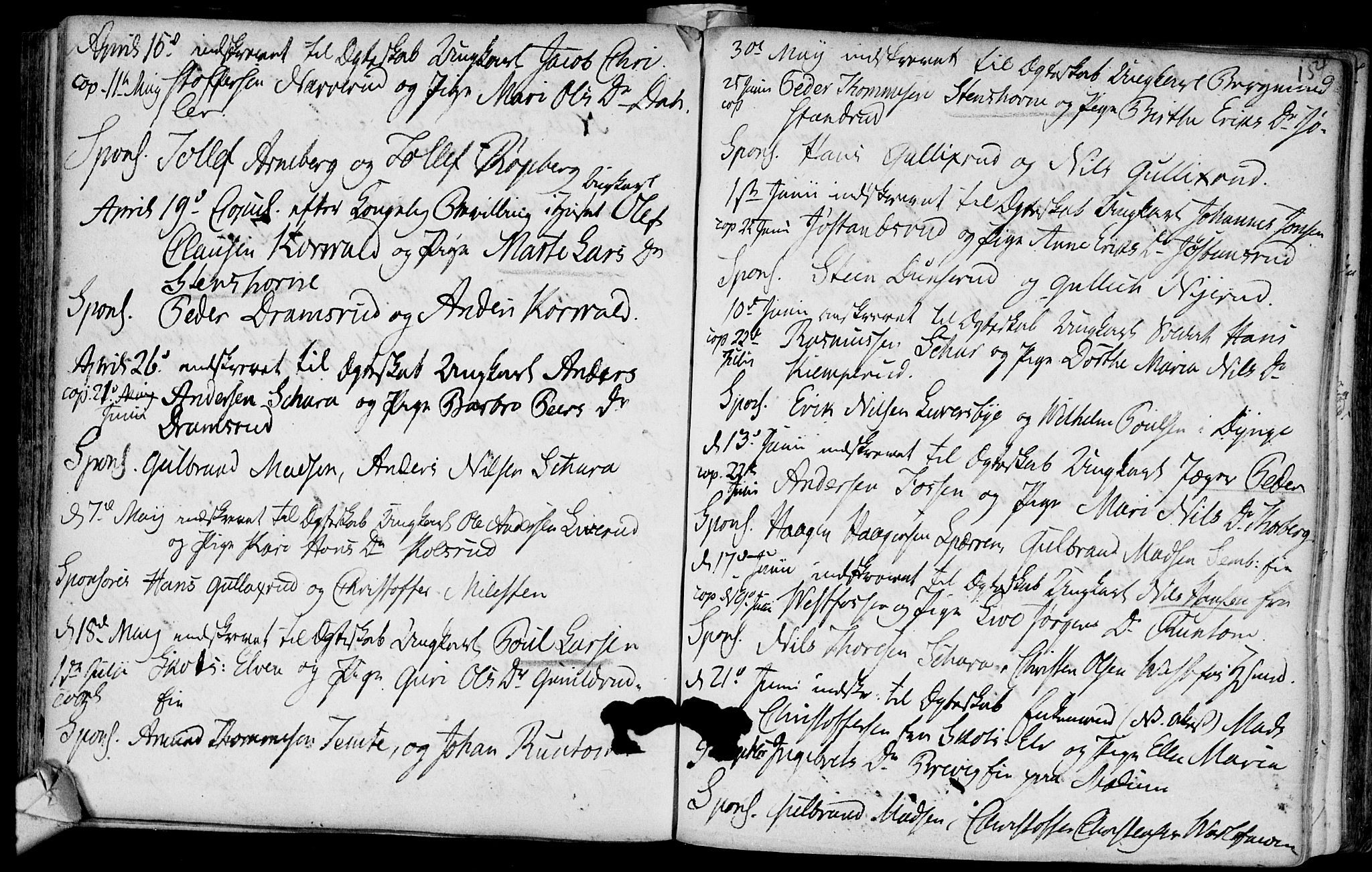 Eiker kirkebøker, AV/SAKO-A-4/F/Fa/L0007: Parish register (official) no. I 7 /1, 1733-1808, p. 154