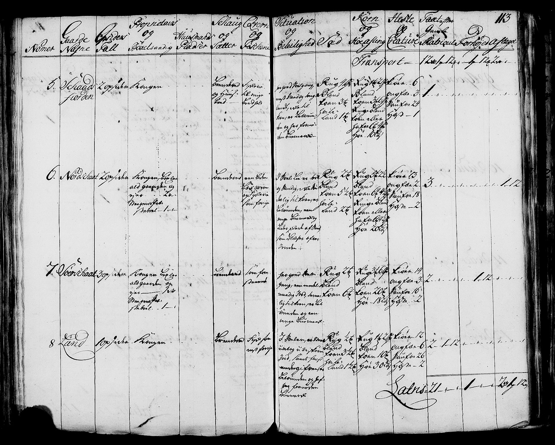 Rentekammeret inntil 1814, Realistisk ordnet avdeling, AV/RA-EA-4070/N/Nb/Nbf/L0172: Salten eksaminasjonsprotokoll, 1723, p. 116
