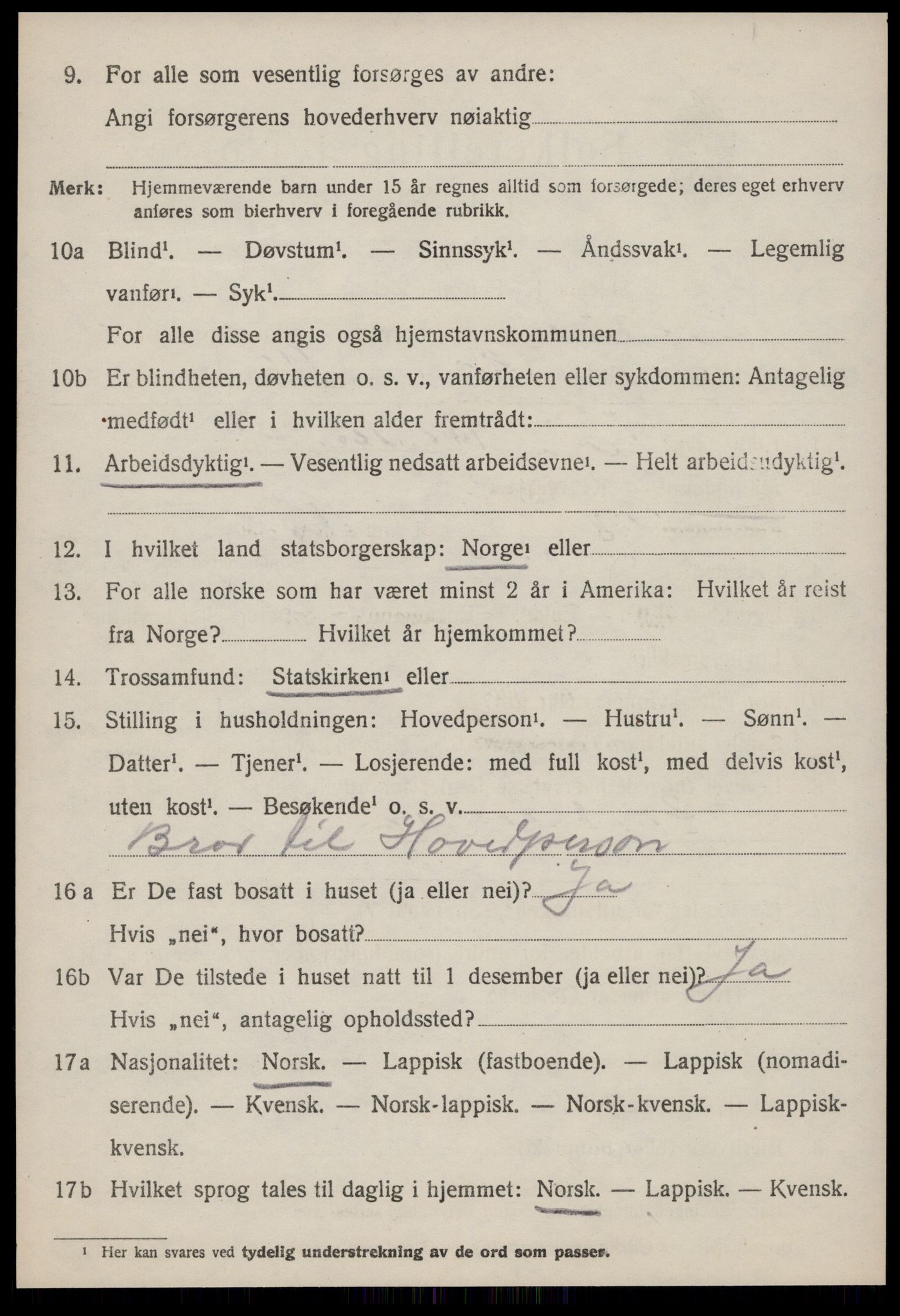 SAT, 1920 census for Meldal, 1920, p. 8714