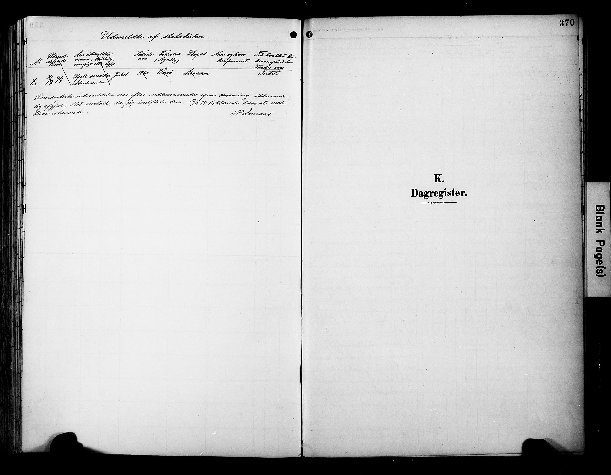 Ministerialprotokoller, klokkerbøker og fødselsregistre - Sør-Trøndelag, SAT/A-1456/695/L1149: Parish register (official) no. 695A09, 1891-1902, p. 370