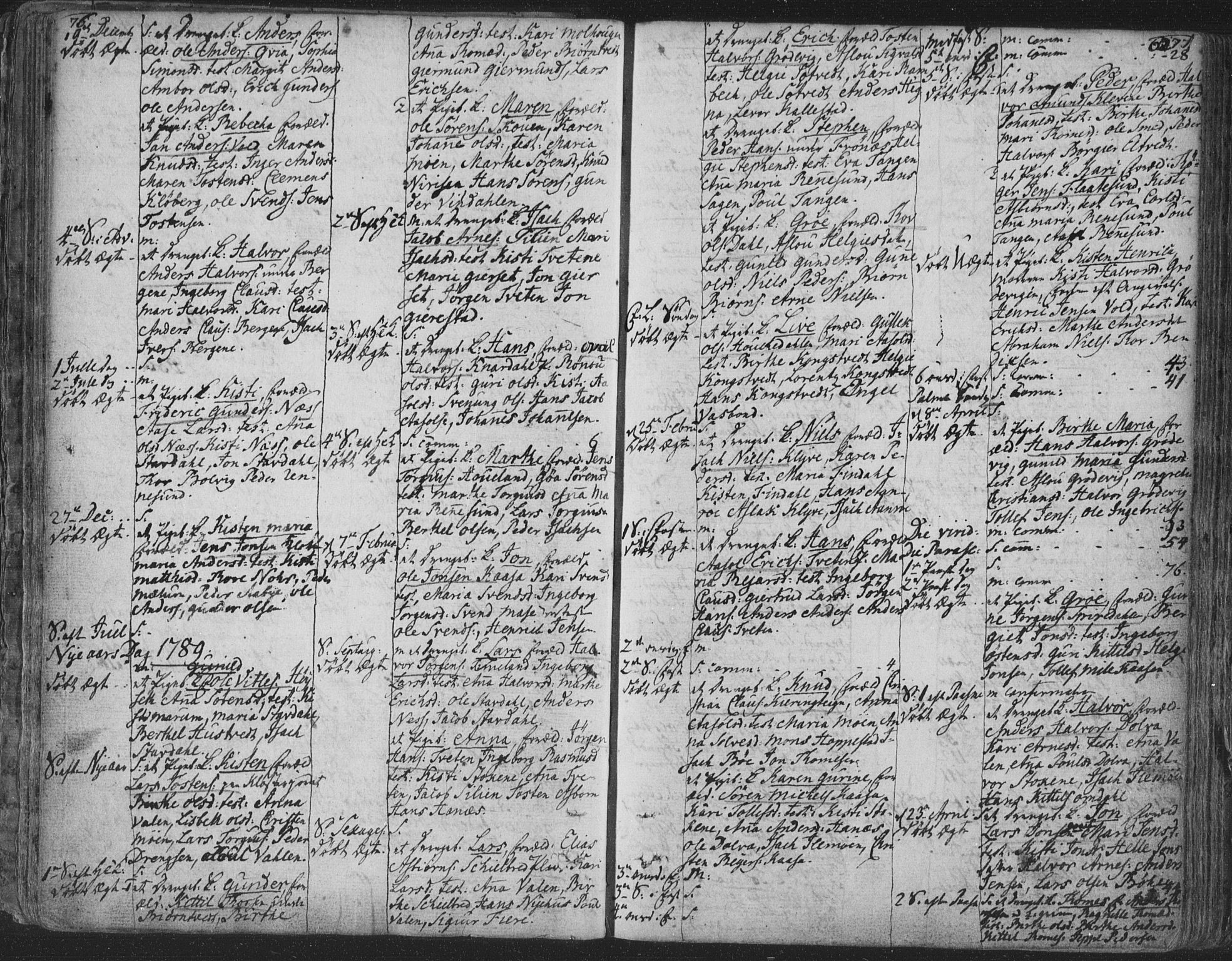 Solum kirkebøker, AV/SAKO-A-306/F/Fa/L0003: Parish register (official) no. I 3, 1761-1814, p. 76-77