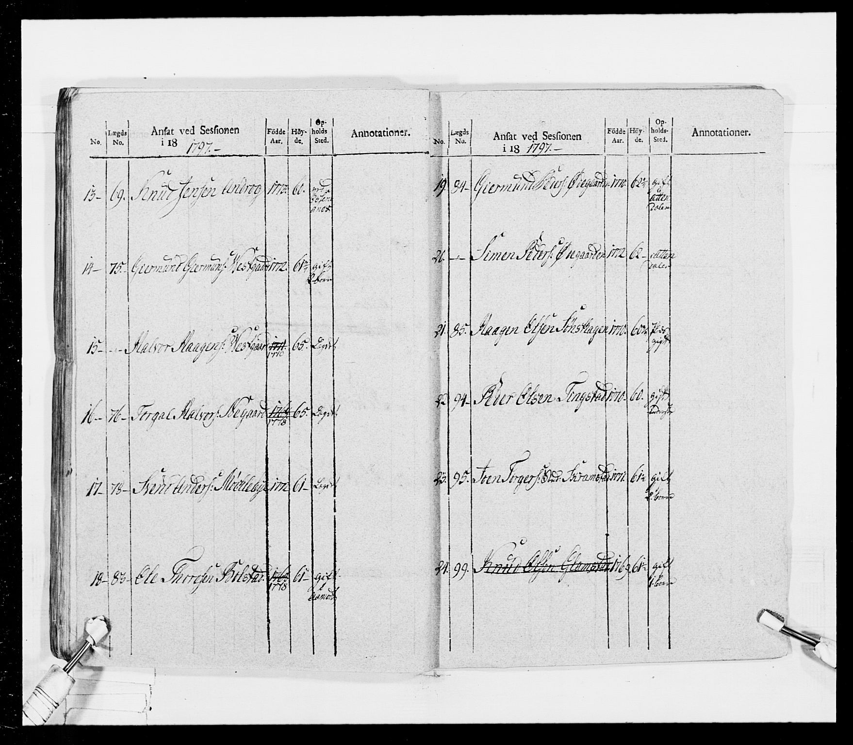 Generalitets- og kommissariatskollegiet, Det kongelige norske kommissariatskollegium, AV/RA-EA-5420/E/Eh/L0026: Skiløperkompaniene, 1805-1810, p. 62