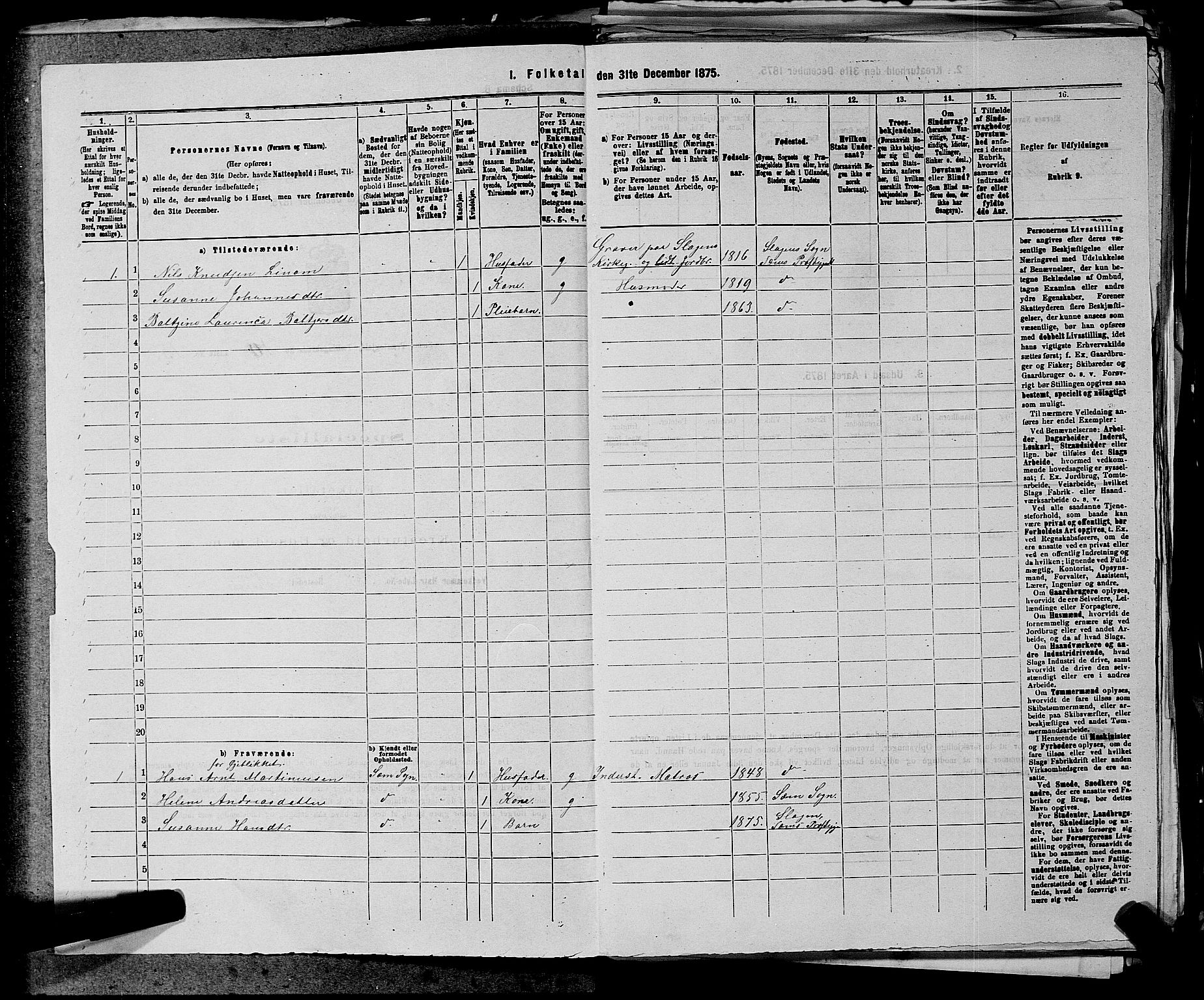 SAKO, 1875 census for 0721P Sem, 1875, p. 1739