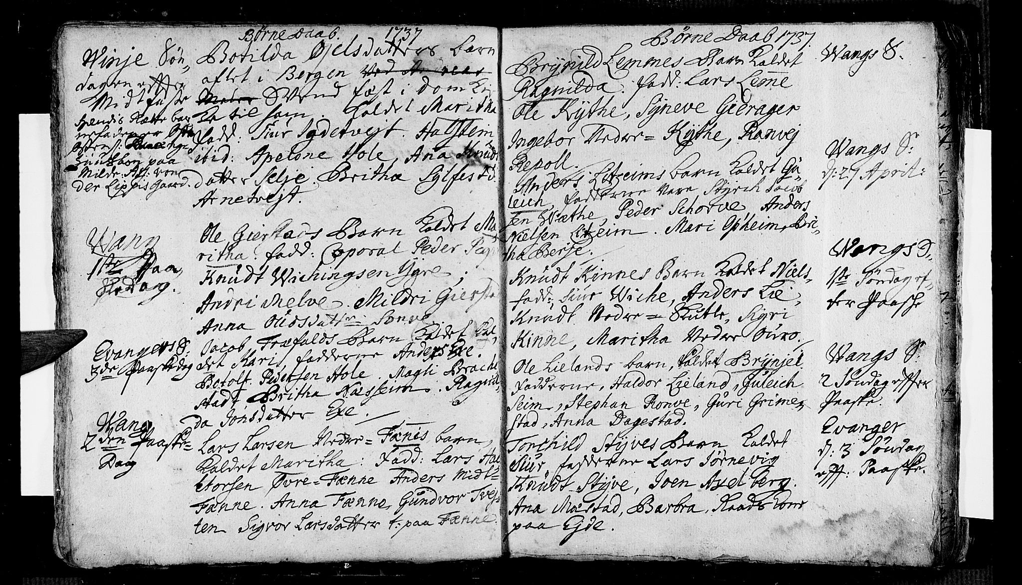 Voss sokneprestembete, AV/SAB-A-79001/H/Haa: Parish register (official) no. A 5, 1736-1743, p. 28