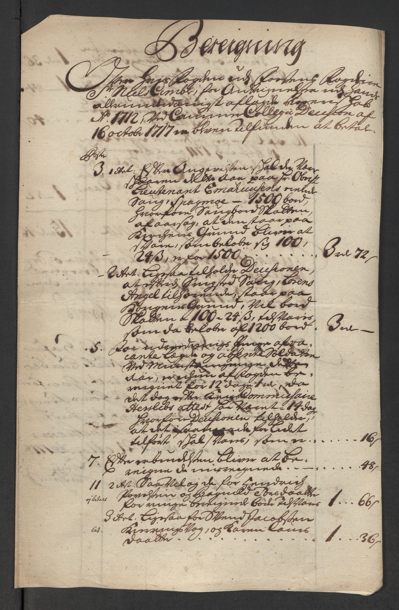 Rentekammeret inntil 1814, Reviderte regnskaper, Fogderegnskap, AV/RA-EA-4092/R57/L3866: Fogderegnskap Fosen, 1718, p. 222