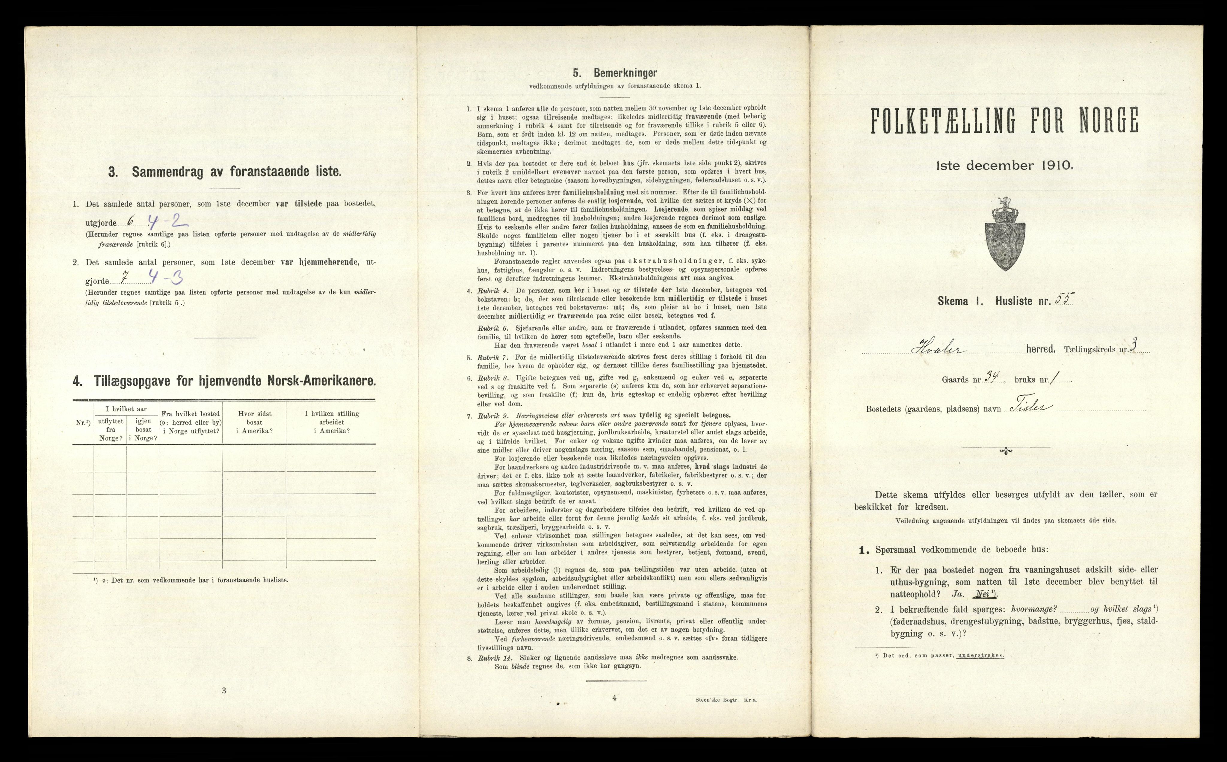 RA, 1910 census for Hvaler, 1910, p. 360