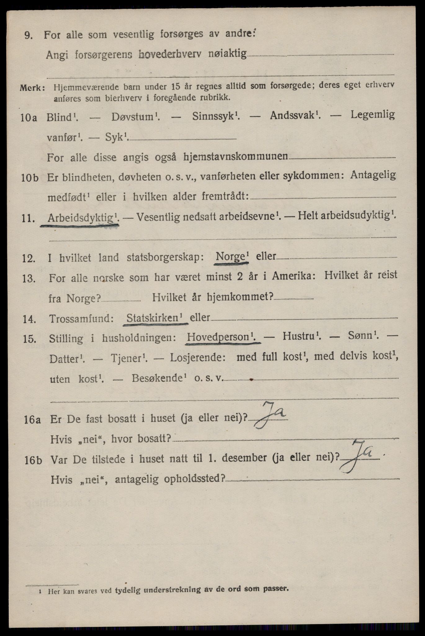 SAKO, 1920 census for Kviteseid, 1920, p. 2080