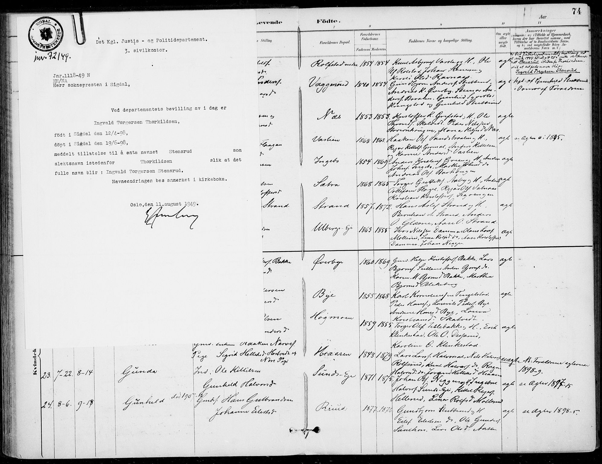 Sigdal kirkebøker, AV/SAKO-A-245/F/Fb/L0001: Parish register (official) no. II 1, 1888-1900