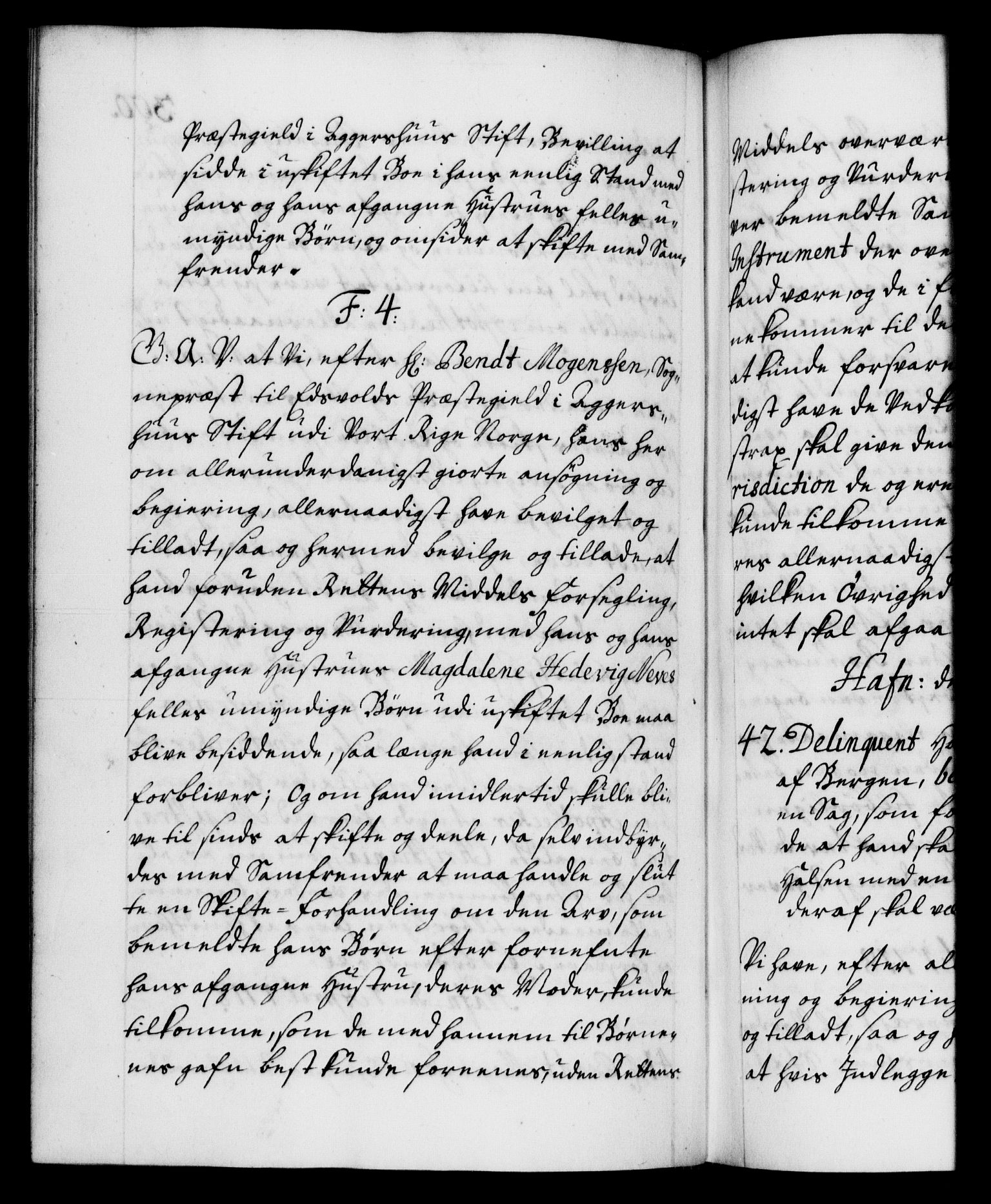 Danske Kanselli 1572-1799, AV/RA-EA-3023/F/Fc/Fca/Fcaa/L0022: Norske registre, 1716-1719, p. 300b