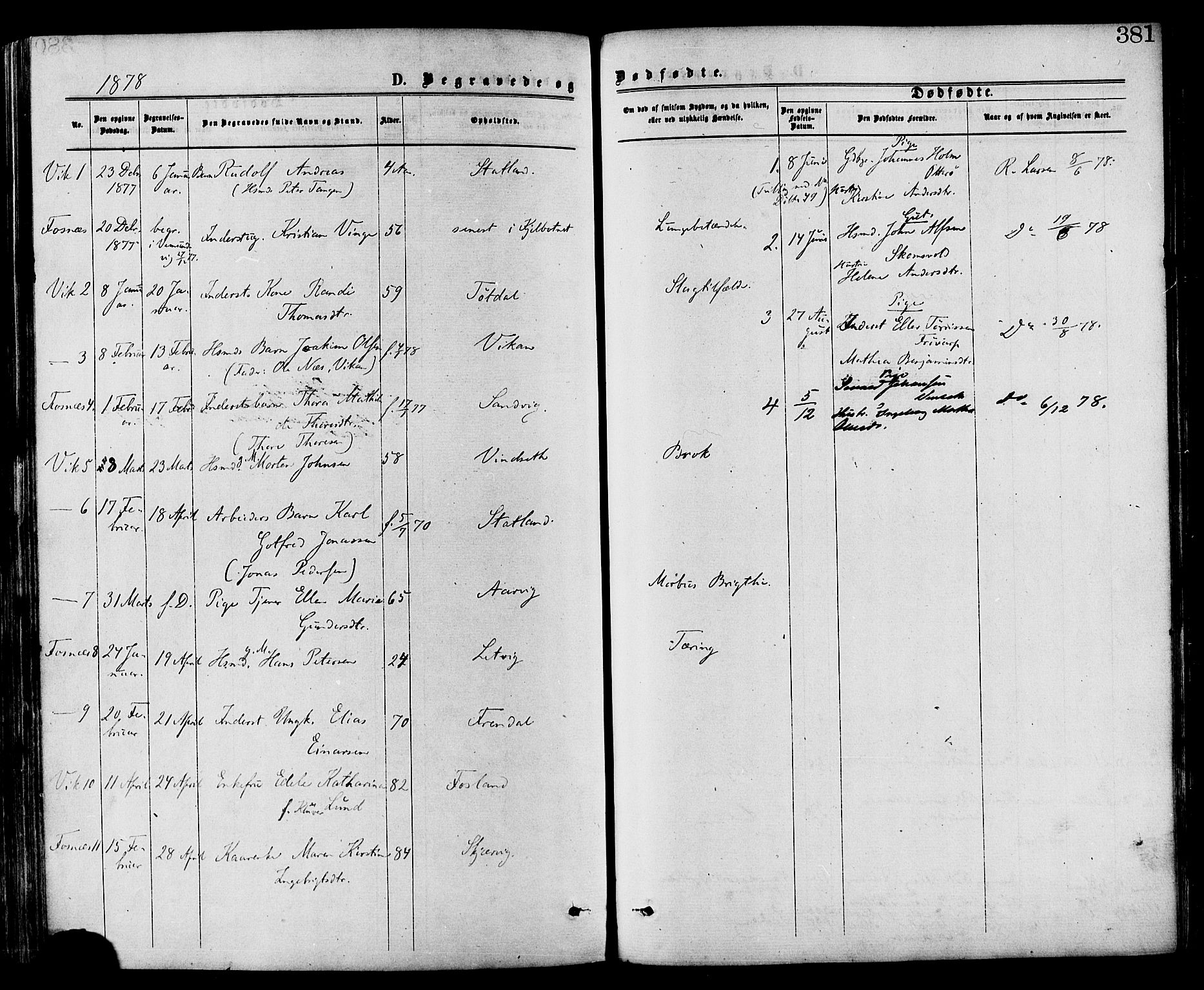 Ministerialprotokoller, klokkerbøker og fødselsregistre - Nord-Trøndelag, SAT/A-1458/773/L0616: Parish register (official) no. 773A07, 1870-1887, p. 381