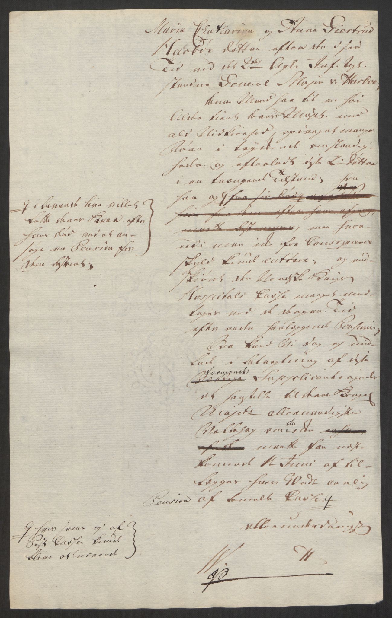 Forsvaret, Den norske kvesthuskasse/krigshospitalkasse, AV/RA-RAFA-1887/F/Fa/L0008: Konsepter, 1790-1793, p. 813