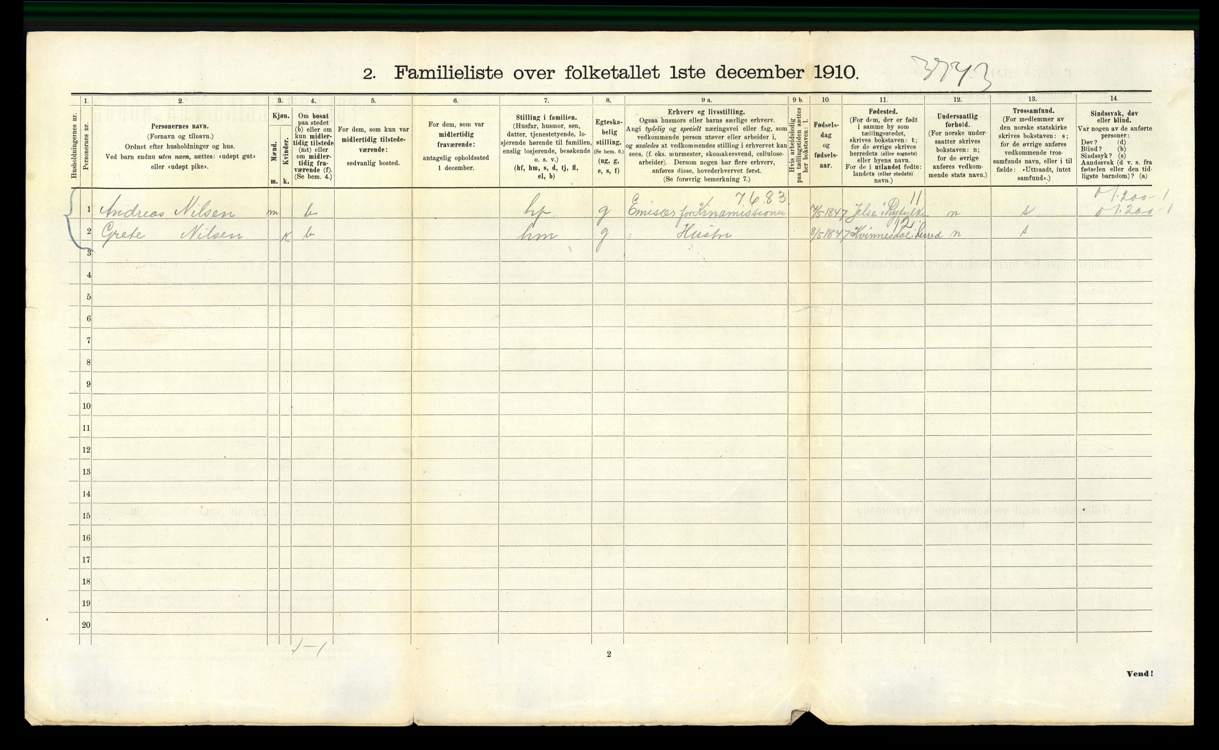 RA, 1910 census for Bergen, 1910, p. 31198