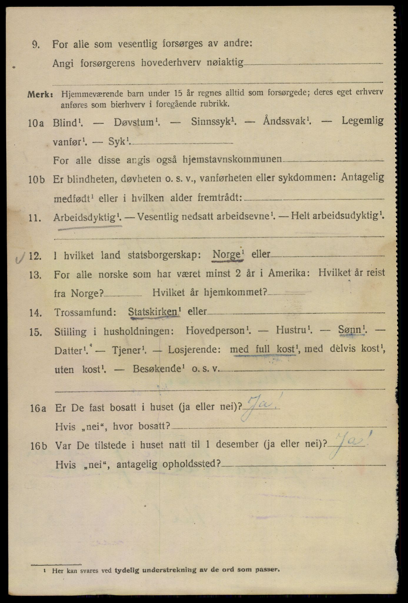 SAO, 1920 census for Kristiania, 1920, p. 536374