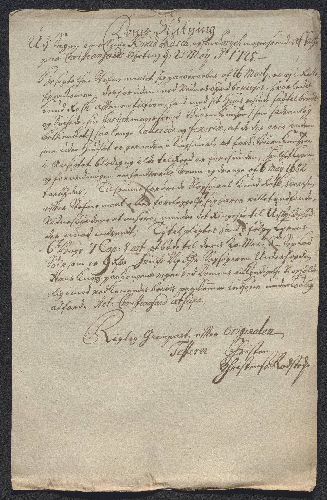 Rentekammeret inntil 1814, Reviderte regnskaper, Byregnskaper, AV/RA-EA-4066/R/Rm/L0286: [M19] Sikt og sakefall, 1719-1727, p. 467