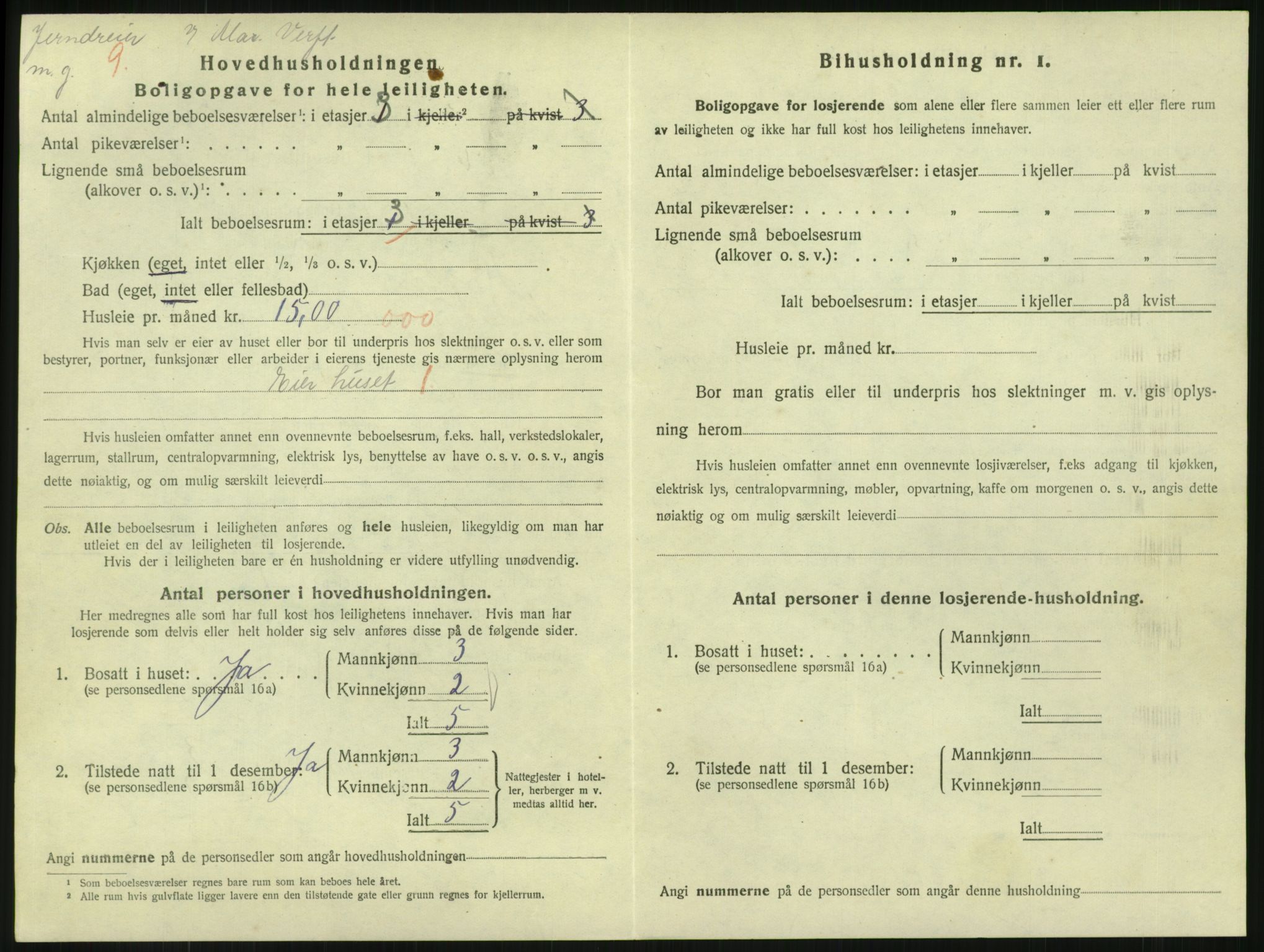 SAKO, 1920 census for Horten, 1920, p. 6130