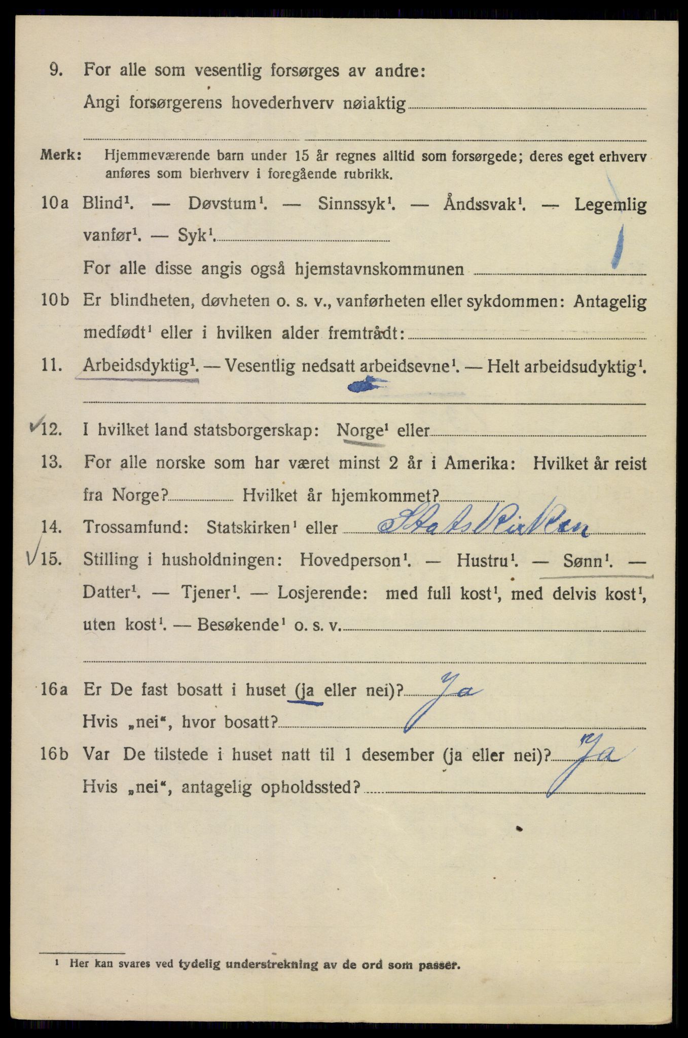 SAO, 1920 census for Kristiania, 1920, p. 539364