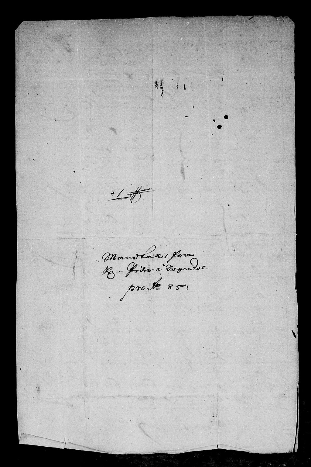 Rentekammeret inntil 1814, Reviderte regnskaper, Stiftamtstueregnskaper, Bergen stiftamt, AV/RA-EA-6043/R/Rc/L0078: Bergen stiftamt, 1685