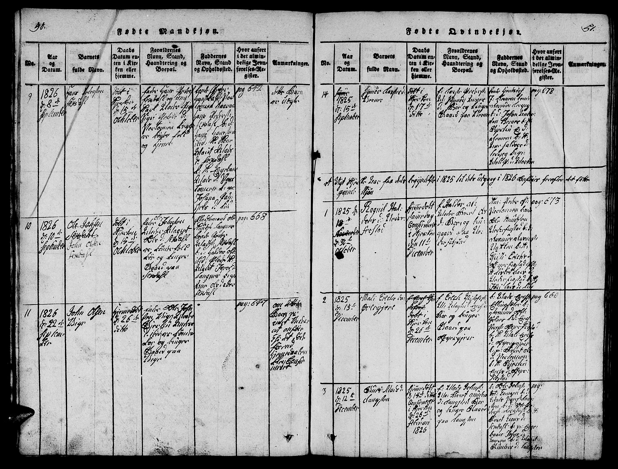 Ministerialprotokoller, klokkerbøker og fødselsregistre - Møre og Romsdal, SAT/A-1454/539/L0535: Parish register (copy) no. 539C01, 1818-1842, p. 50-51