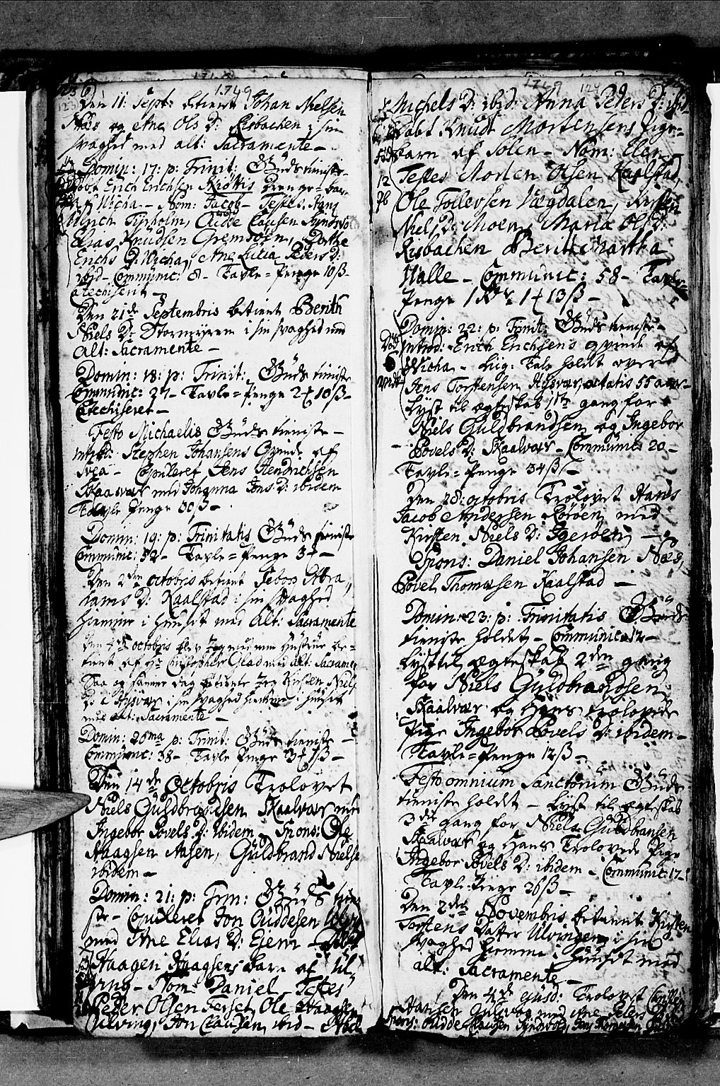 Ministerialprotokoller, klokkerbøker og fødselsregistre - Nordland, SAT/A-1459/816/L0237: Parish register (official) no. 816A03, 1757-1776, p. 123-124