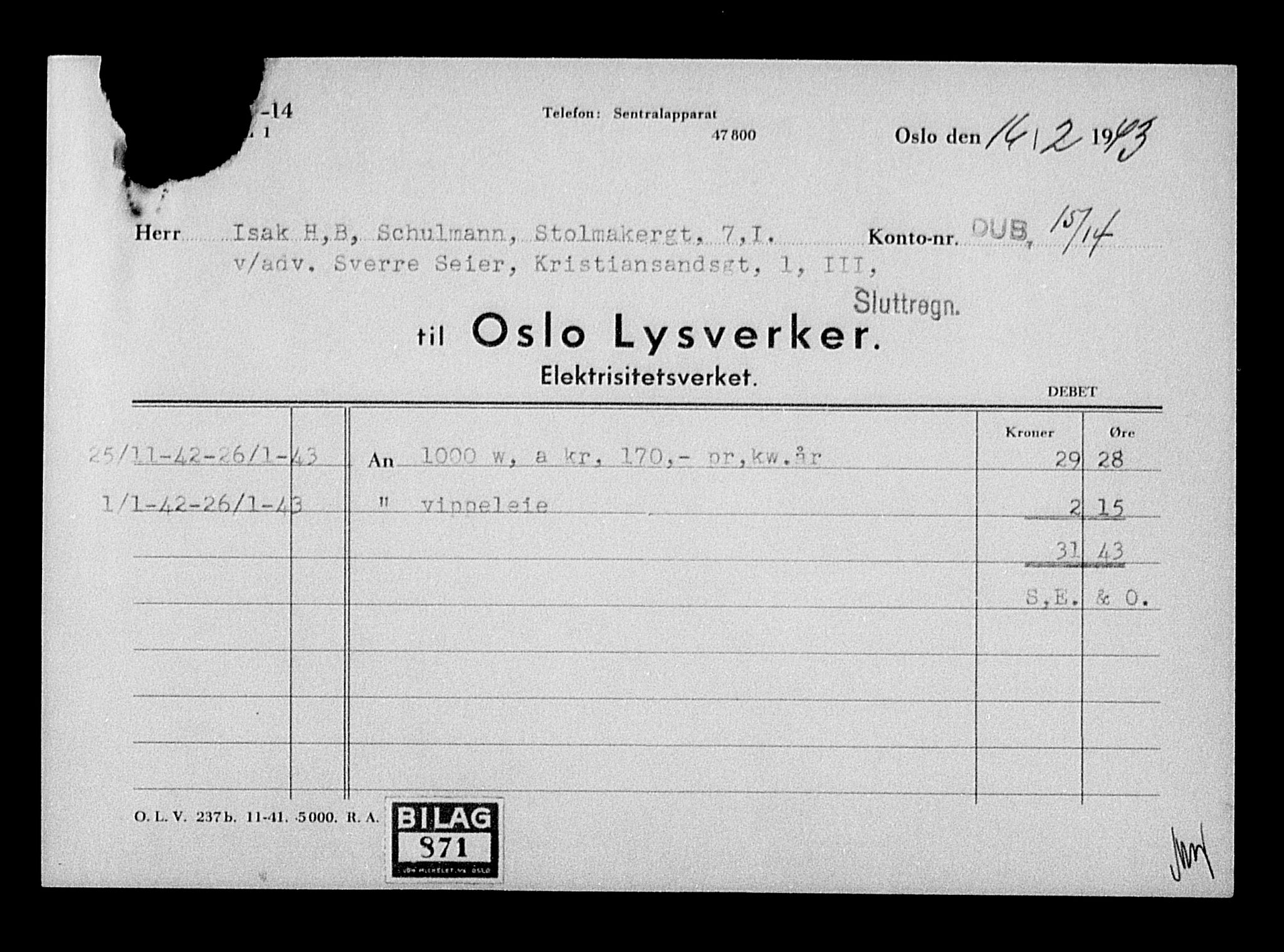 Justisdepartementet, Tilbakeføringskontoret for inndratte formuer, AV/RA-S-1564/H/Hc/Hcc/L0979: --, 1945-1947, p. 392