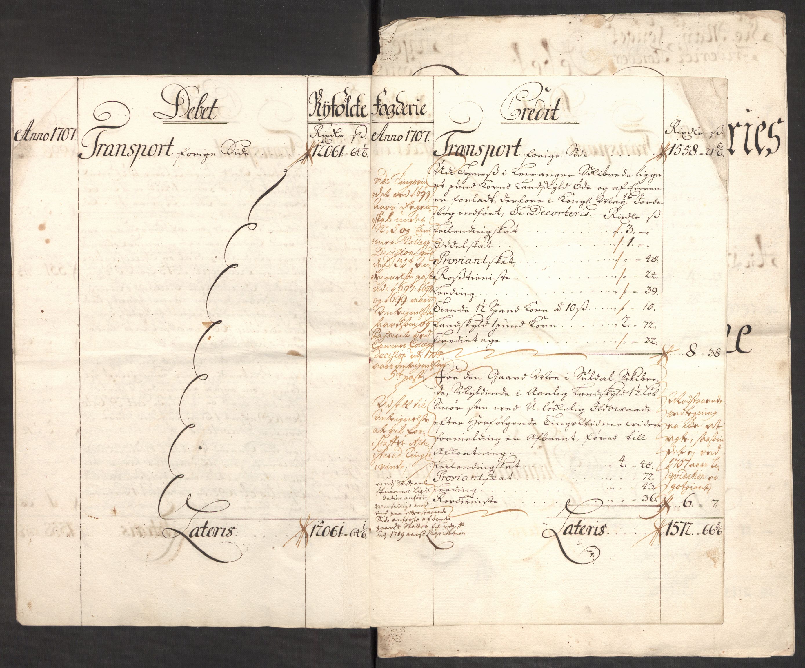 Rentekammeret inntil 1814, Reviderte regnskaper, Fogderegnskap, AV/RA-EA-4092/R47/L2861: Fogderegnskap Ryfylke, 1706-1709, p. 89